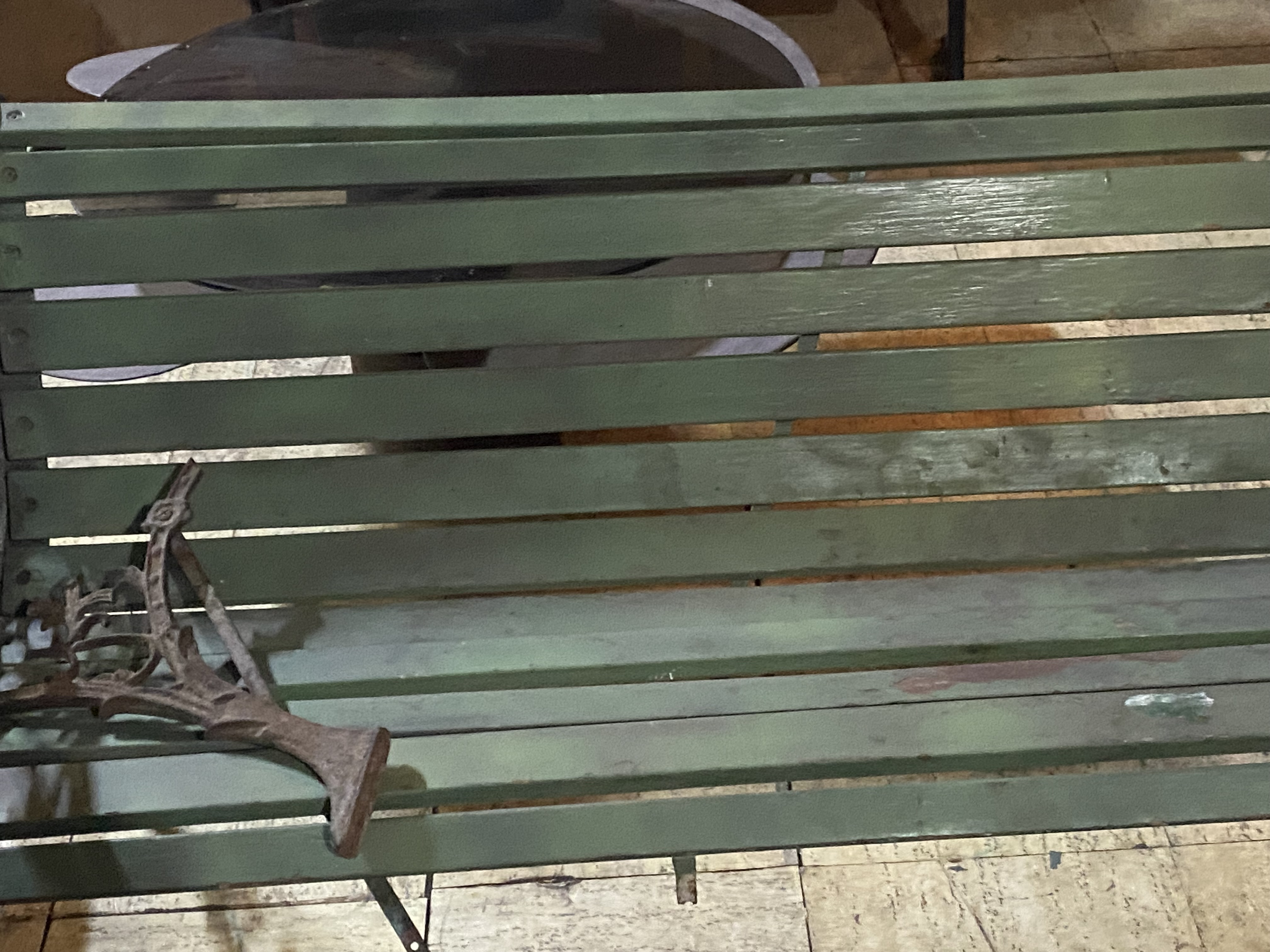 Vintage Metal Garden Bench