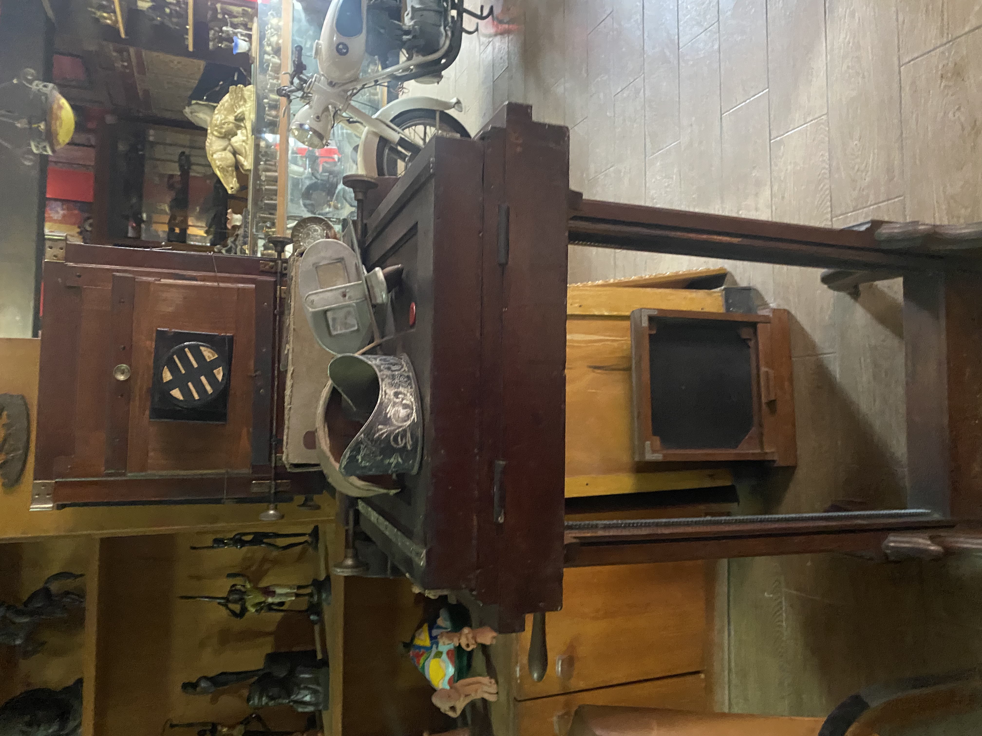 Vintage Wooden Camera Stand