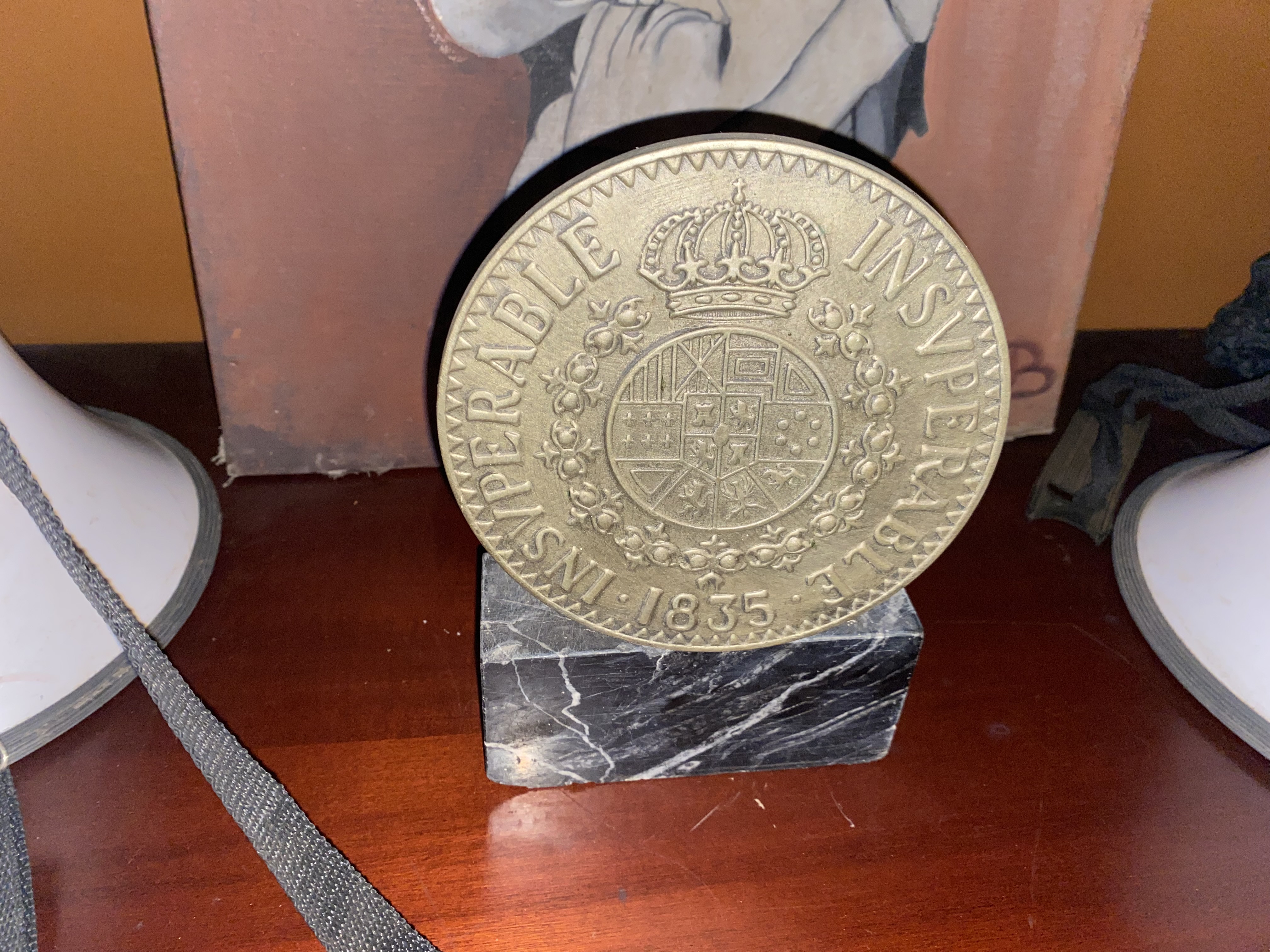 Large Decorative 1835 Coin Replica