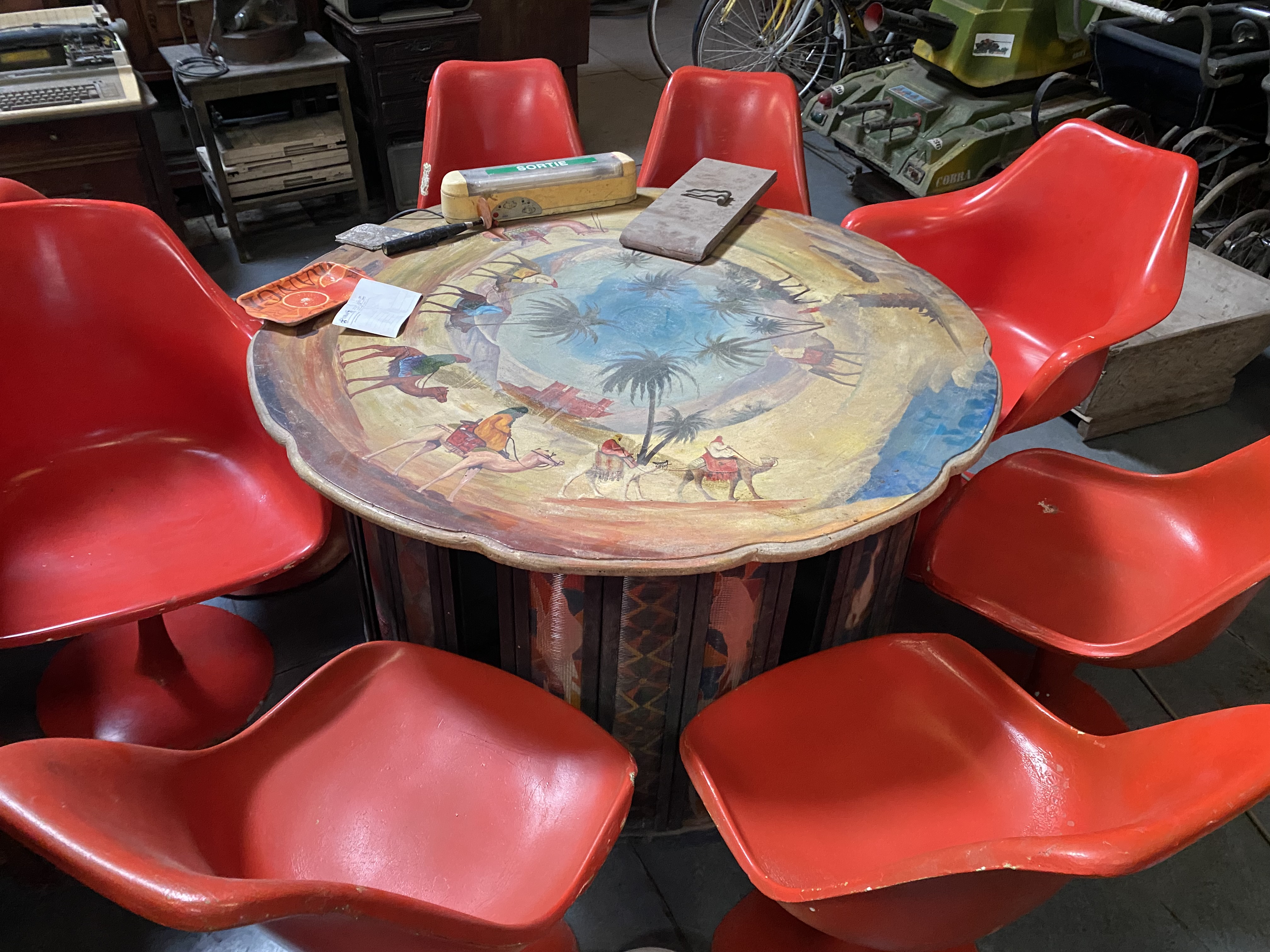 Vintage Painted Table Set