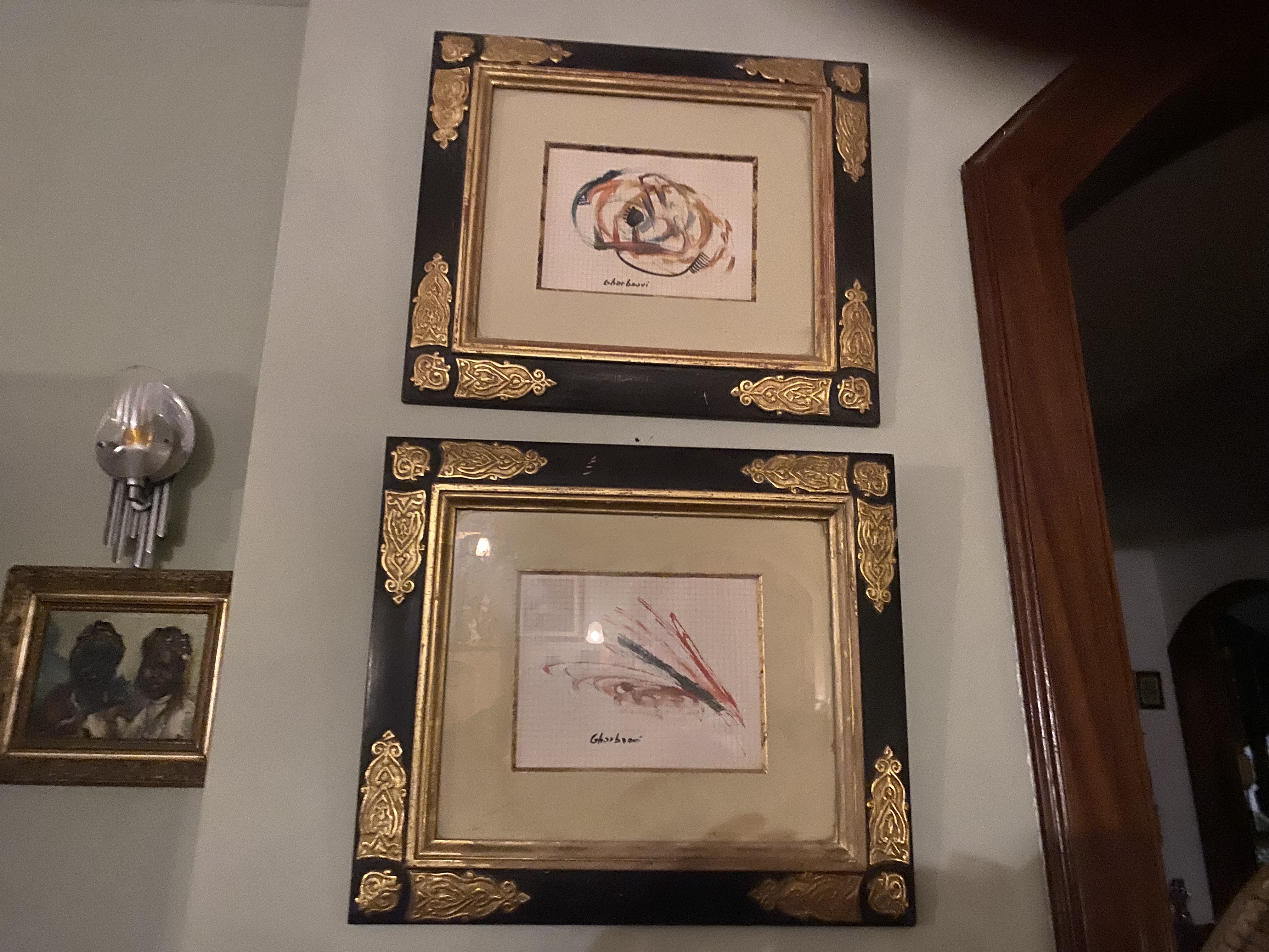 Elegant Framed Abstract Art Set