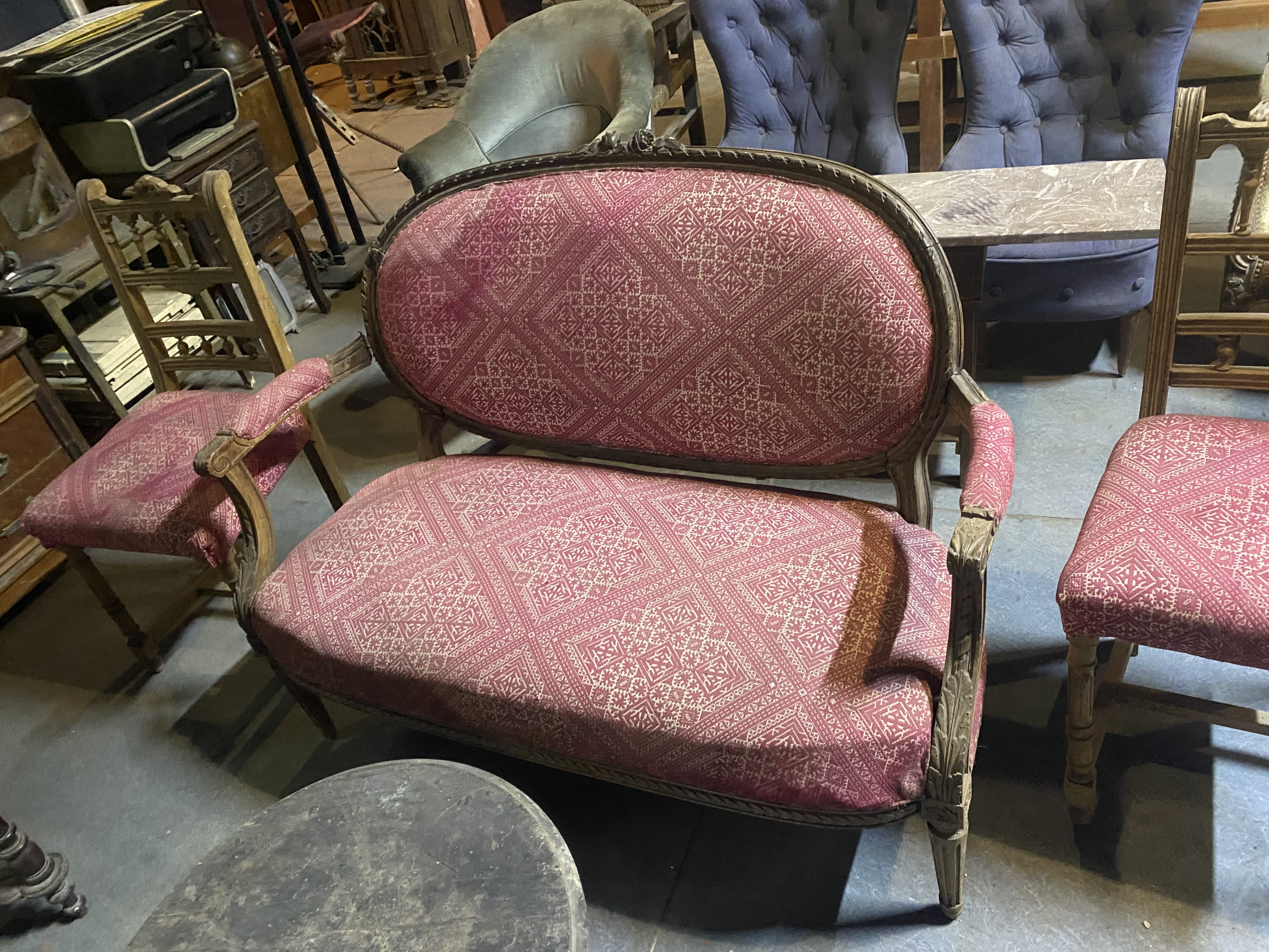 Vintage Loveseat Set