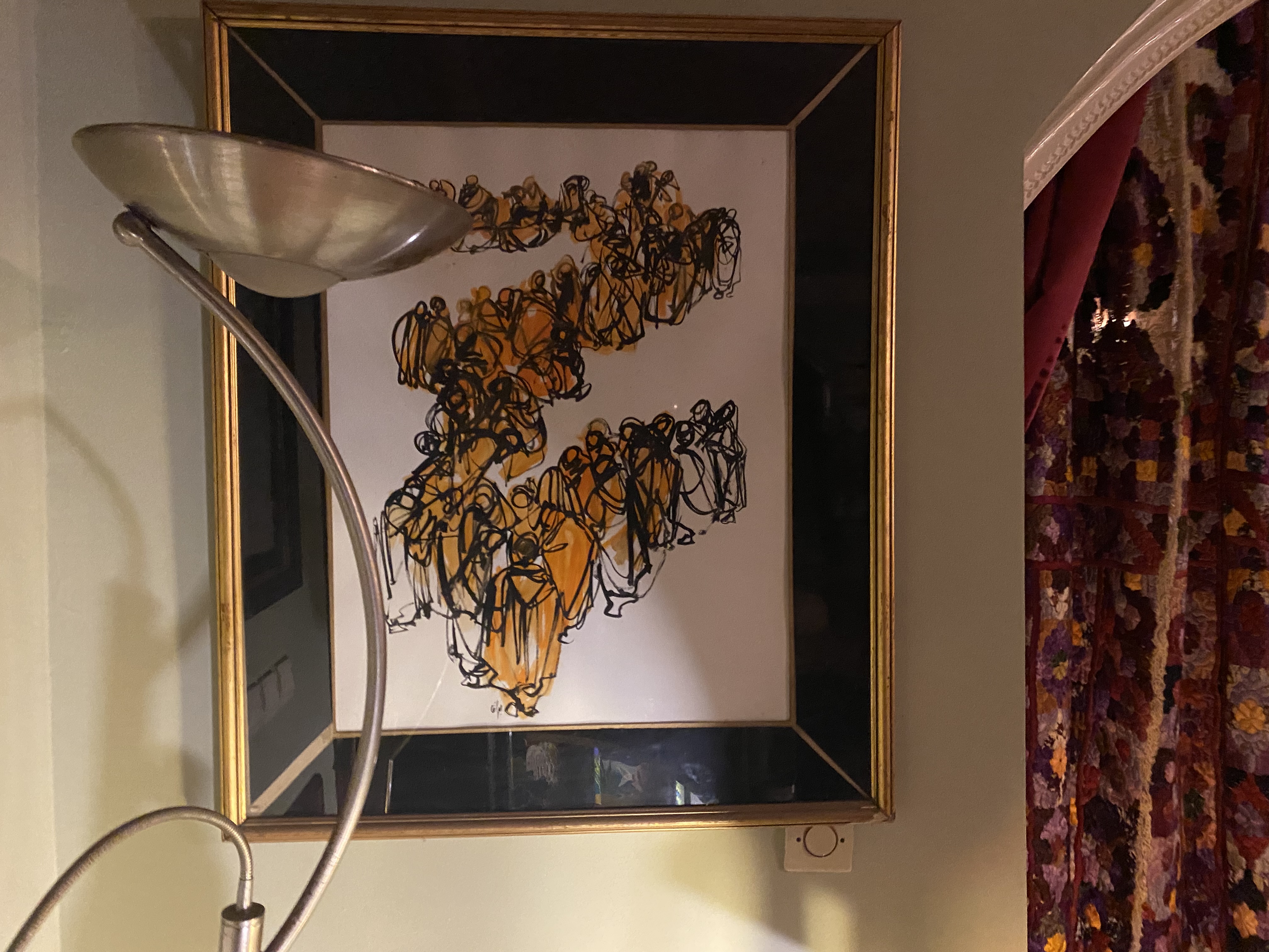 Abstract Crowd Wall Art