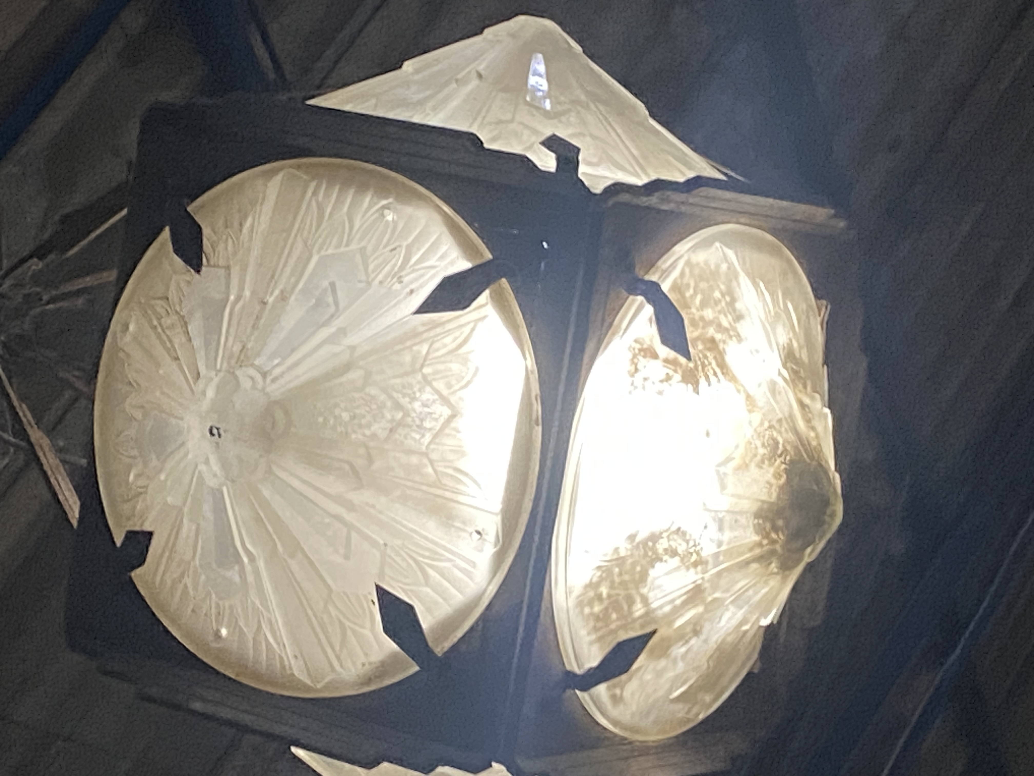 Vintage Crystal Ceiling Lamp