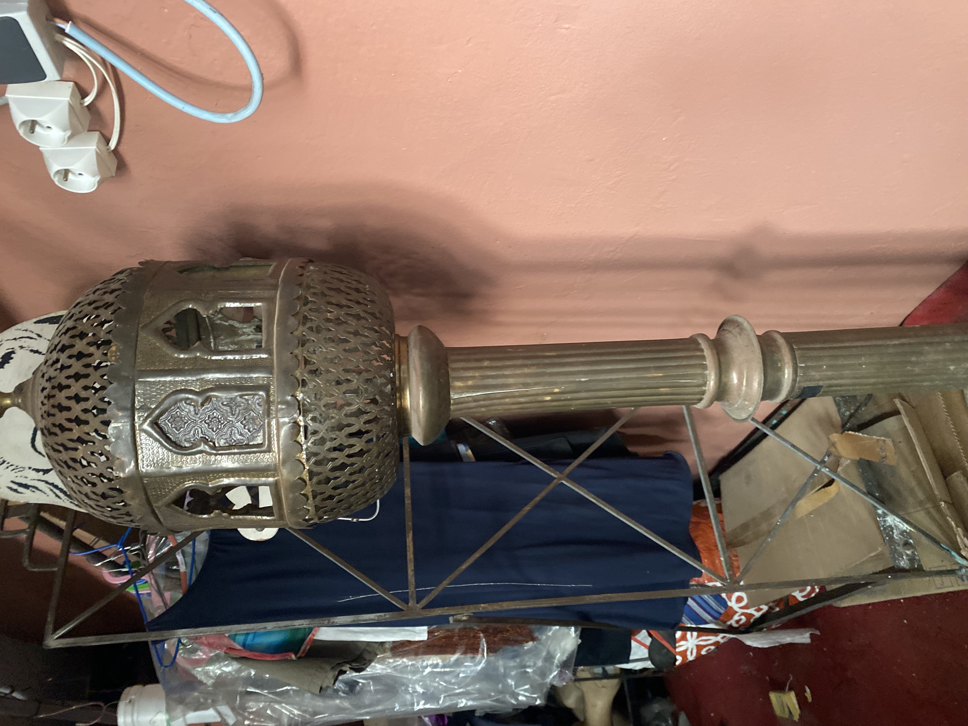 Antique Brass Floor Lamp