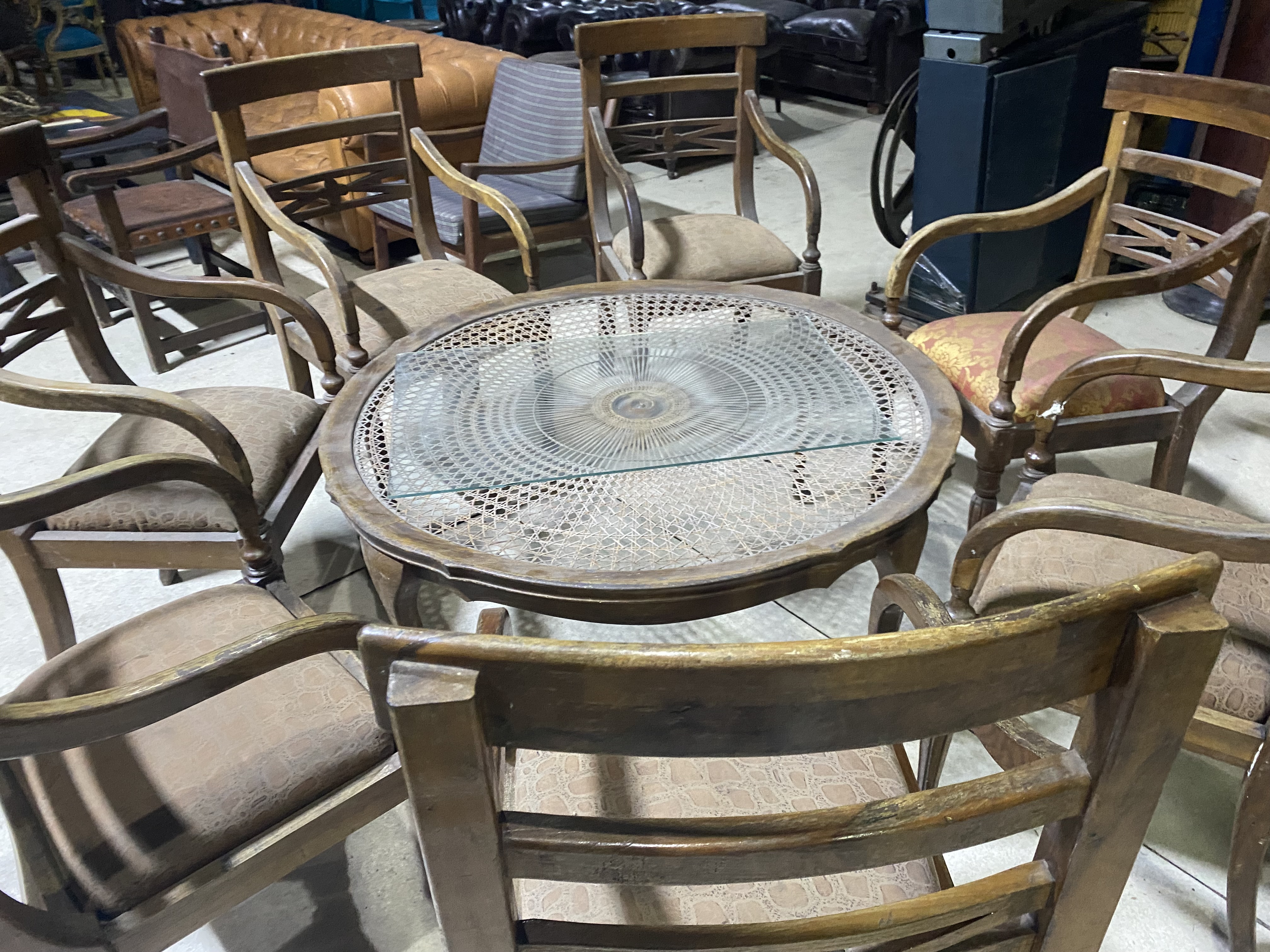 Vintage Wooden Dining Set