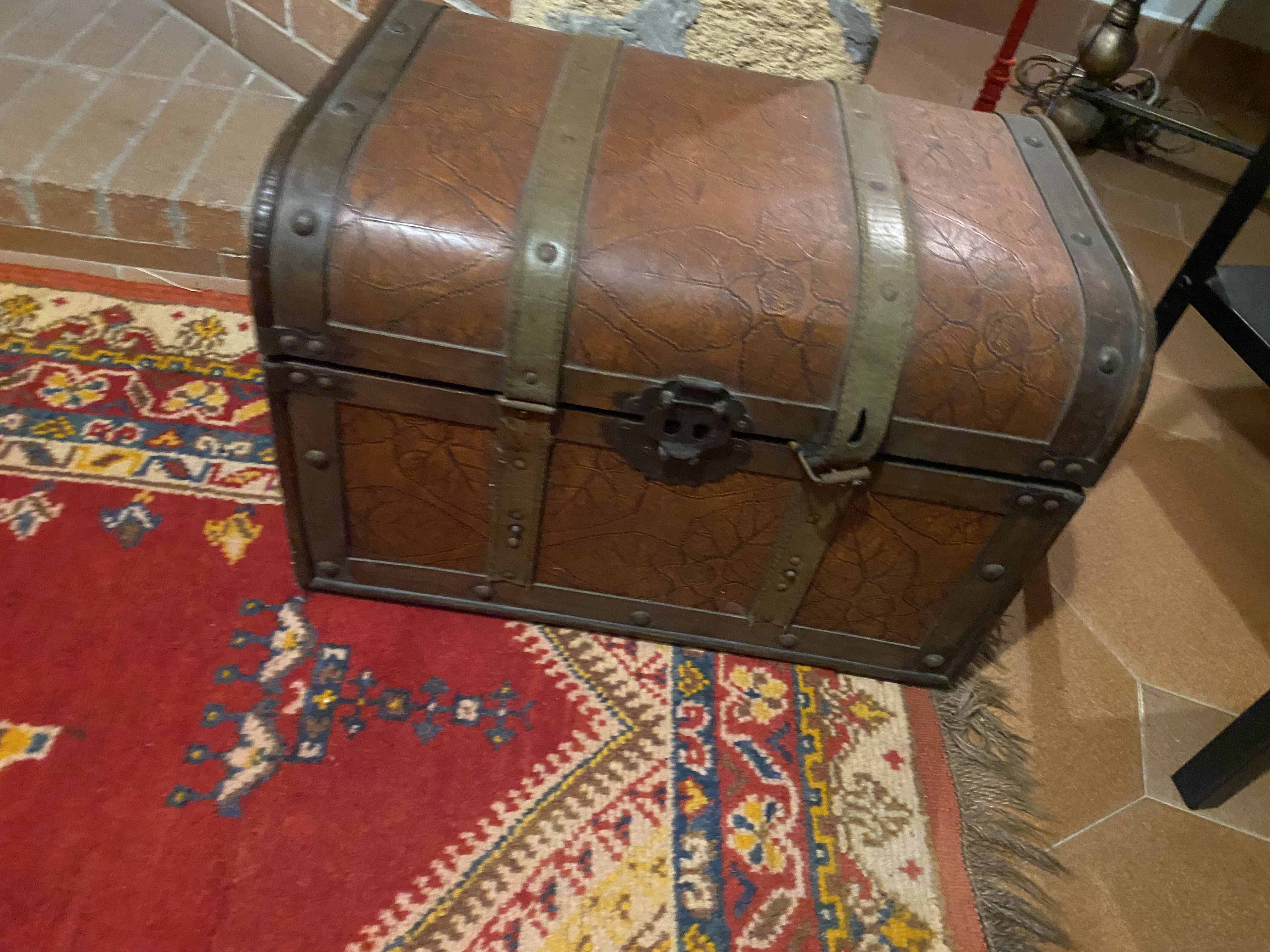 Vintage Wooden Trunk