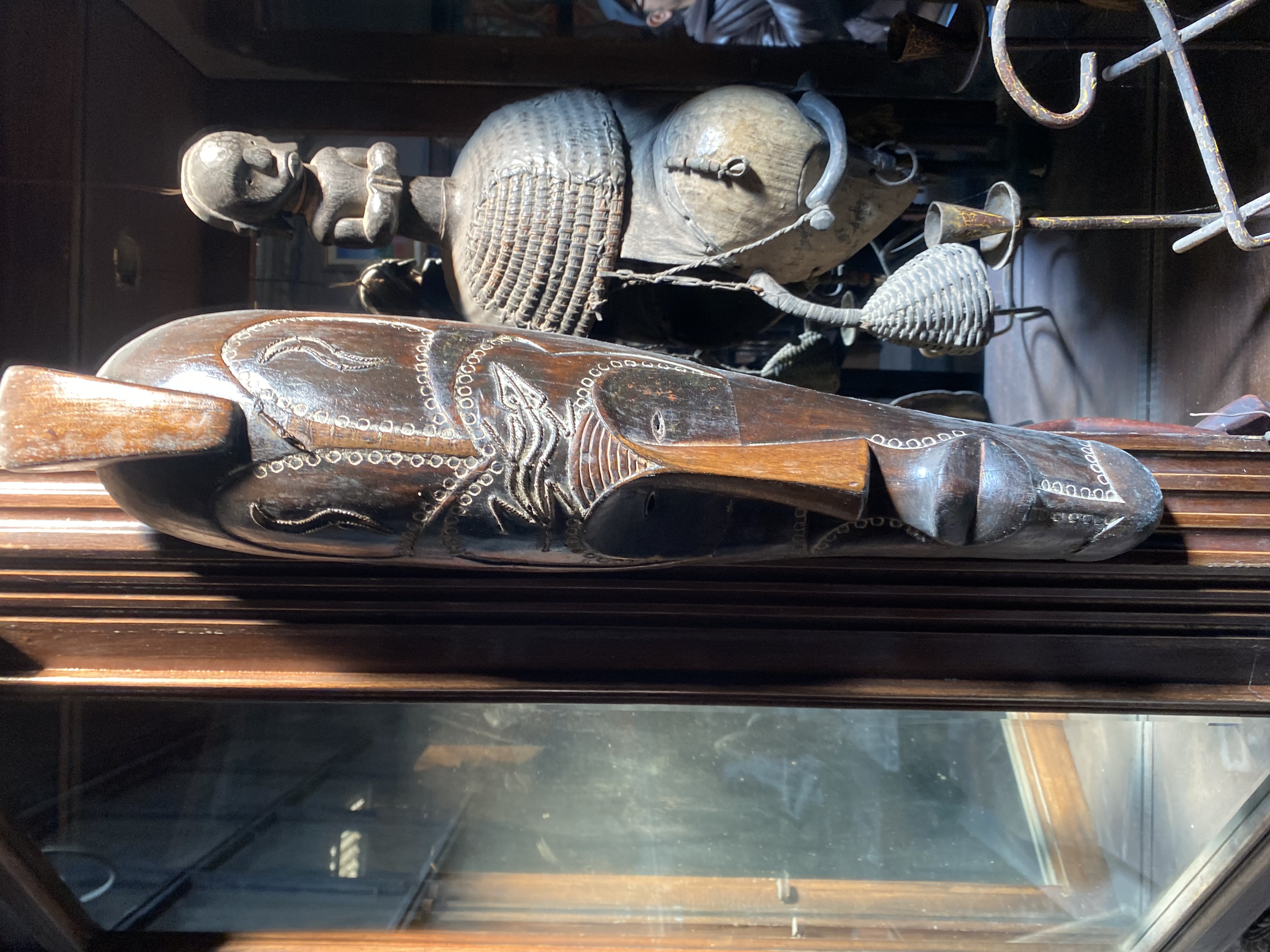 Hand-Carved Wooden Mask