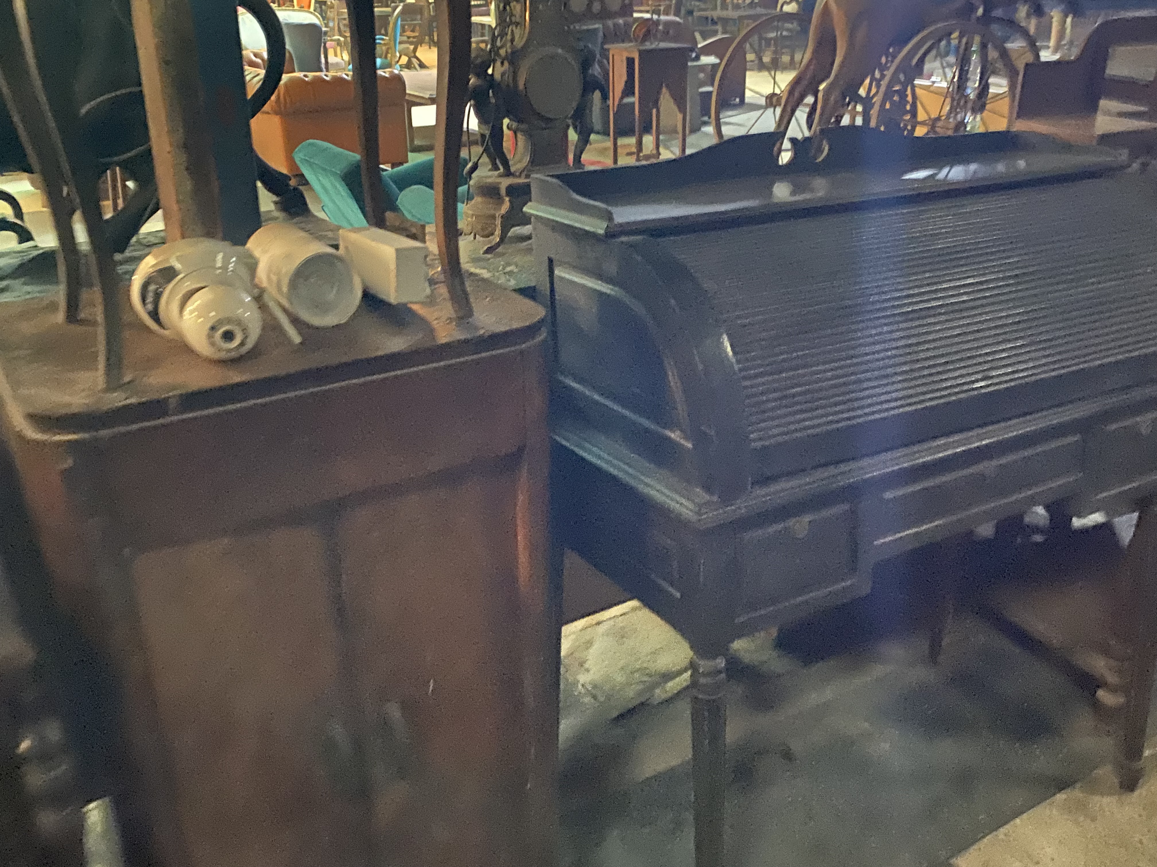 Vintage Roll-Top Desk