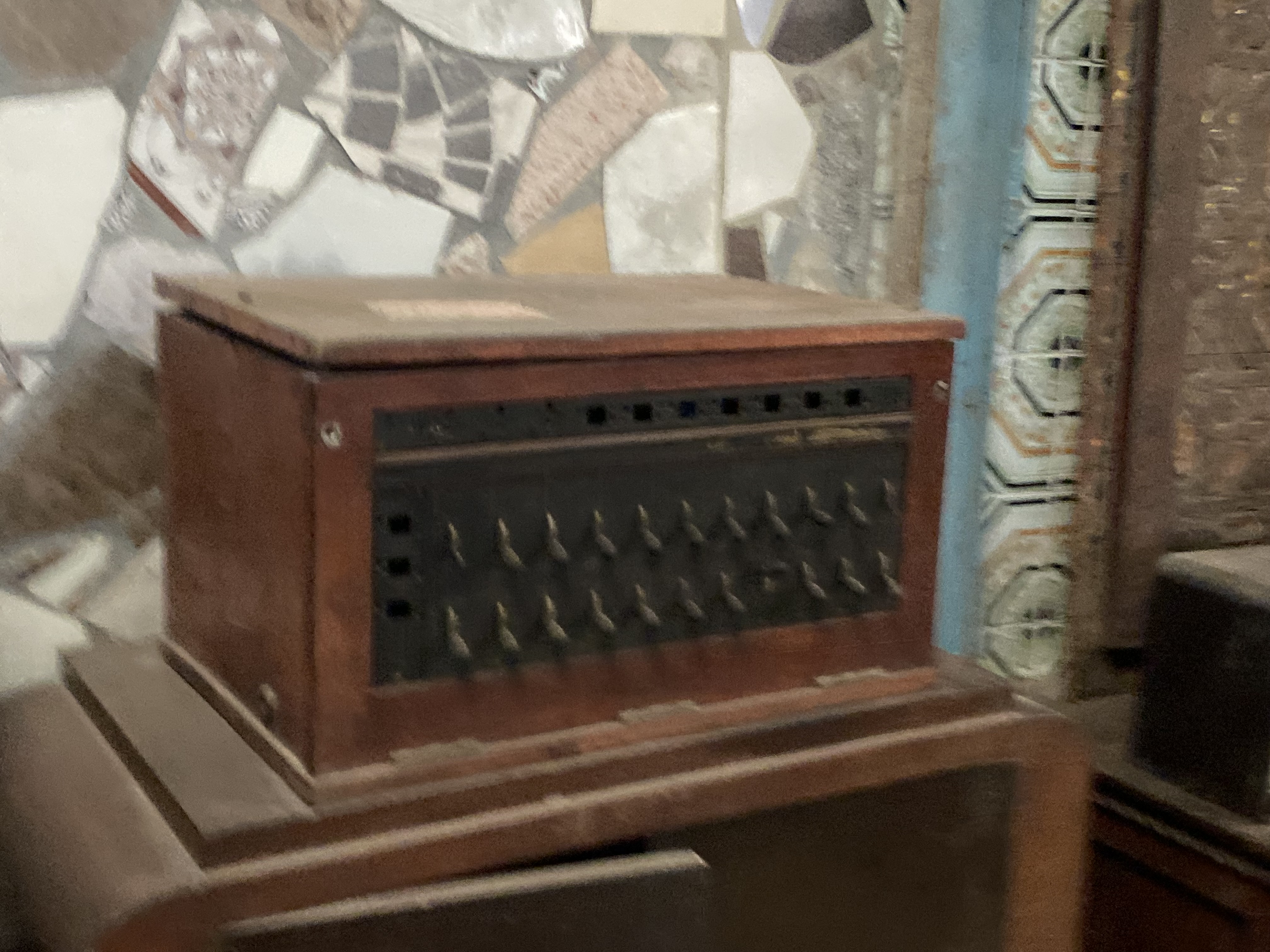 Vintage Switchboard Console