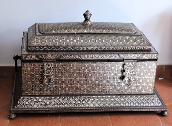 Antique Ornate Wooden Chest
