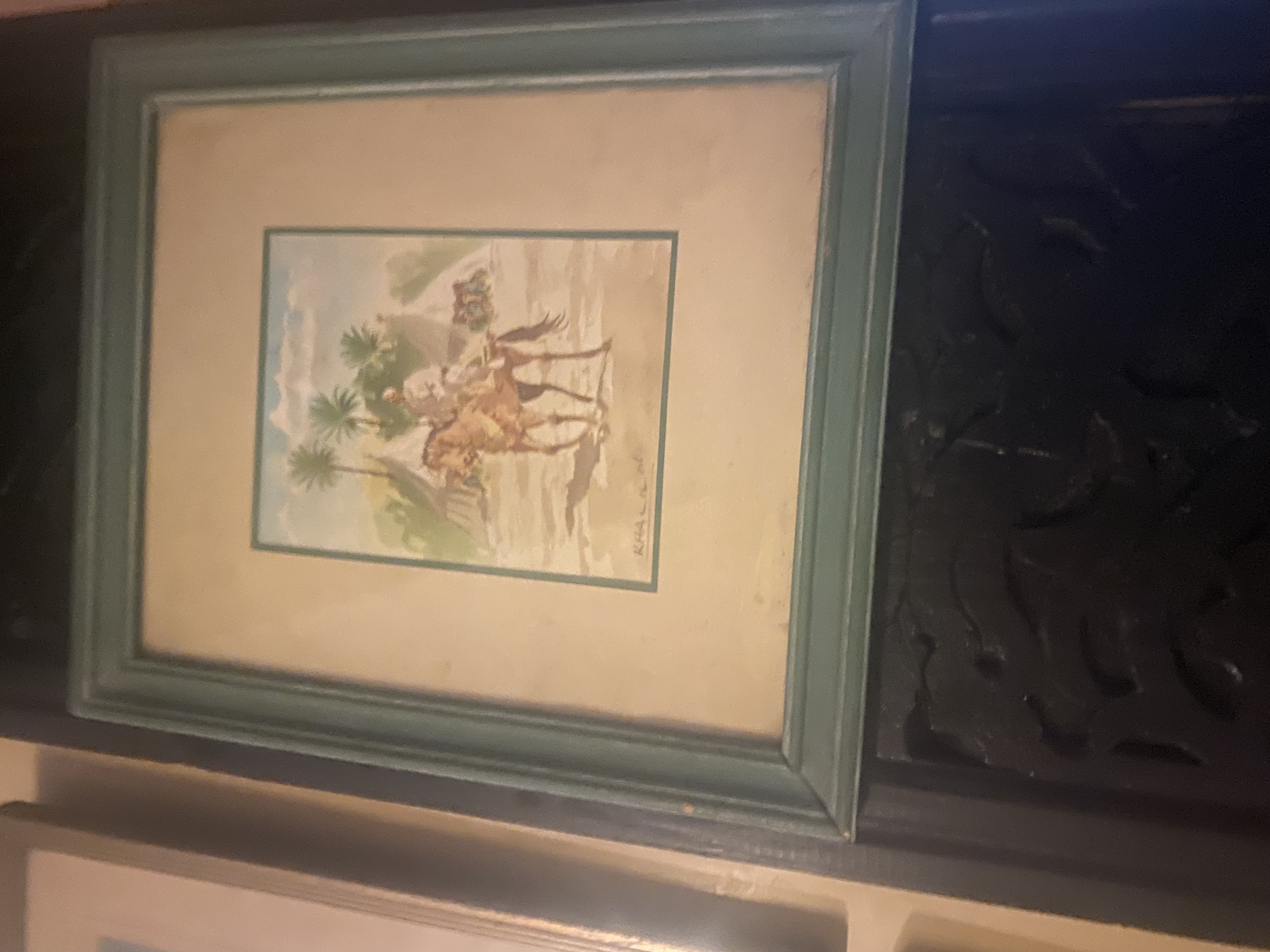 Desert Camel Art Print