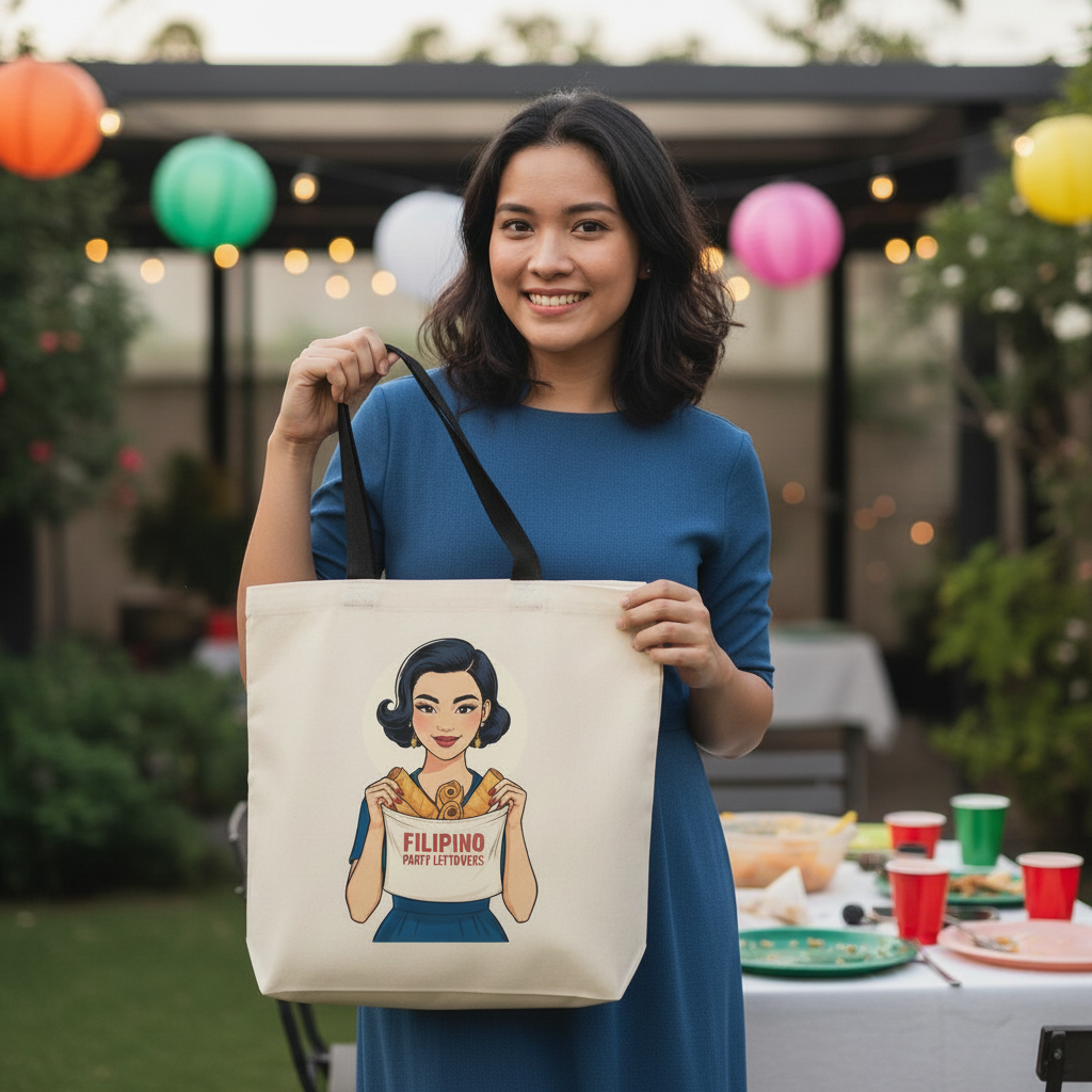 "Filipino Party Leftovers" Tote Bag