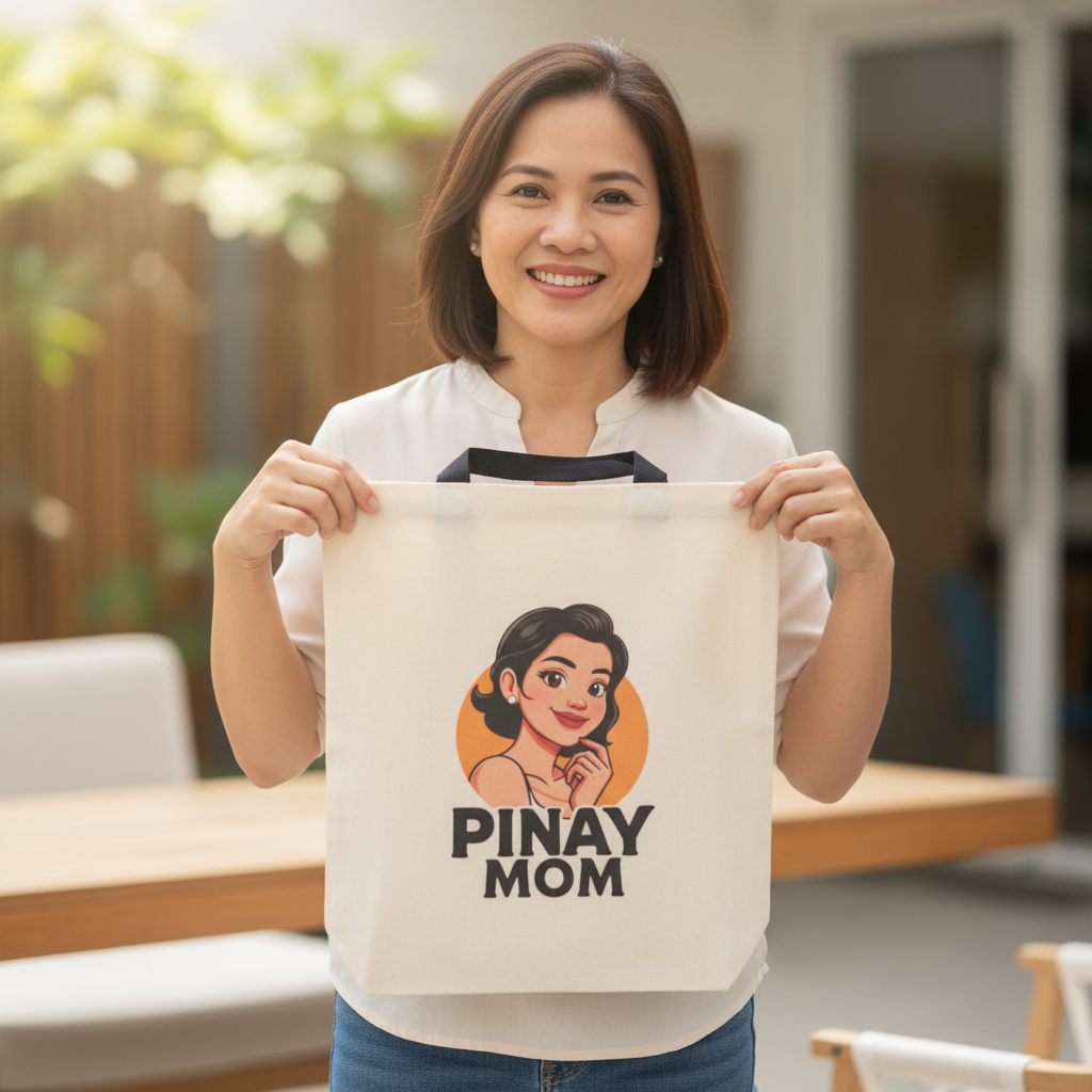 "Pinay Mom" Tote Bag