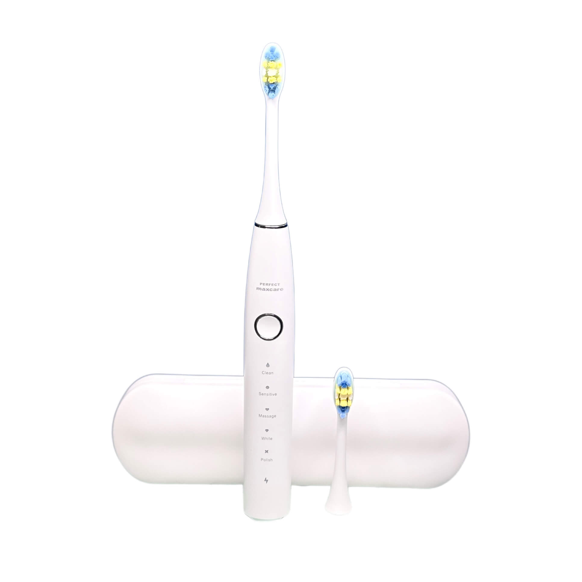 MAX 396 Sonic Electric Toothbrush with 5 Speed Modes, Arabic, English Instructions, (WHITE, ADULT)