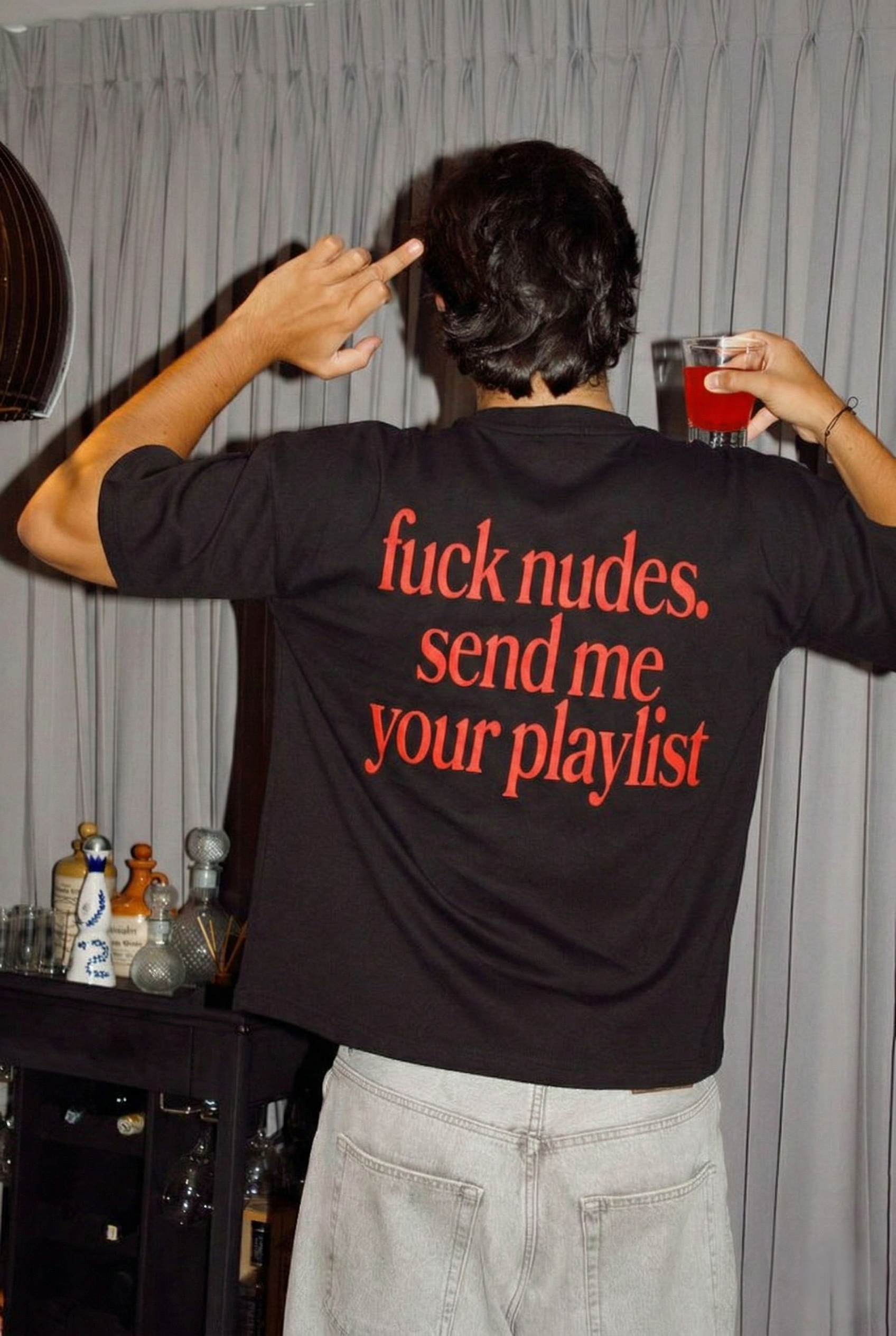 Boxy Fit 'F*CK NUDES'