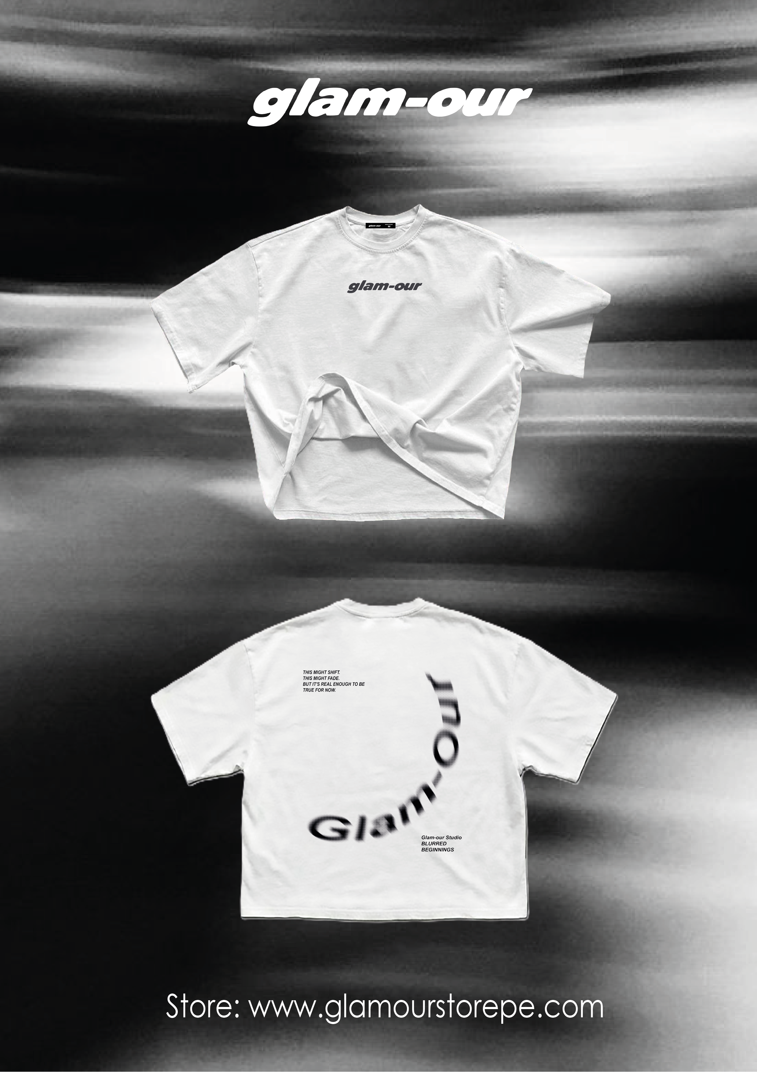 Oversize Perla diseño Glam Blurred 