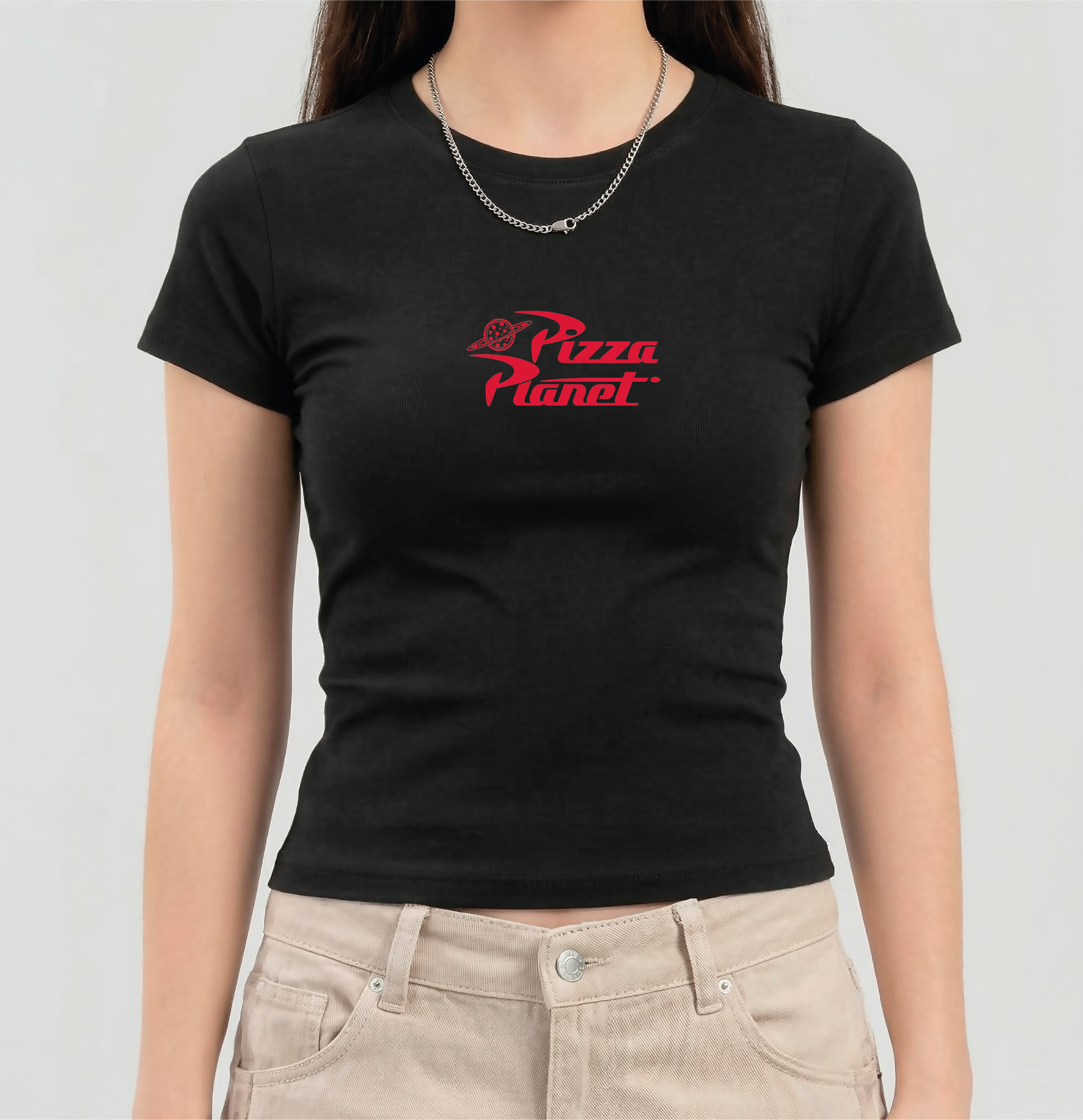 Baby tee 'PIZZA PLANET'