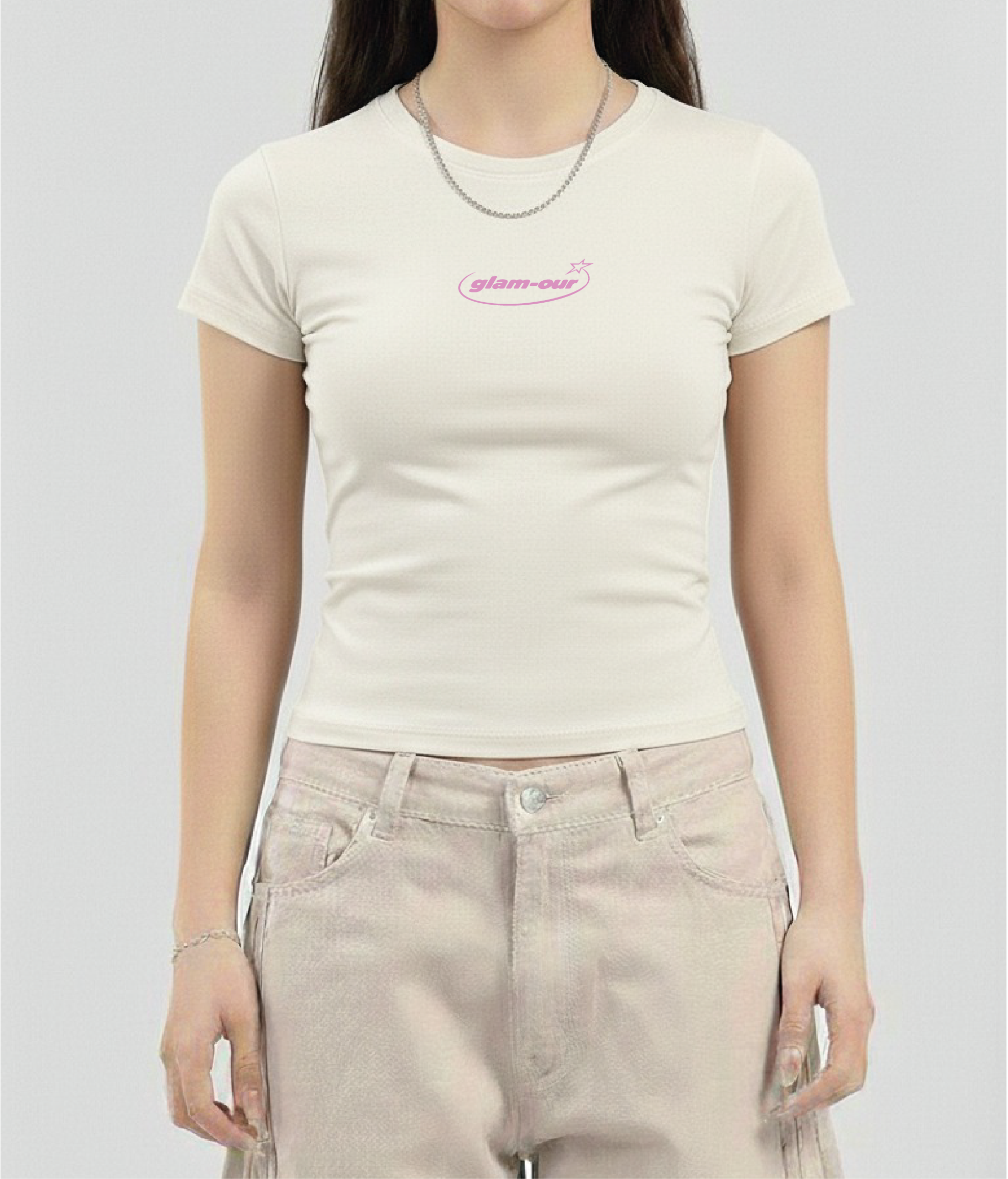 Baby tee 'BASIC PERLA'