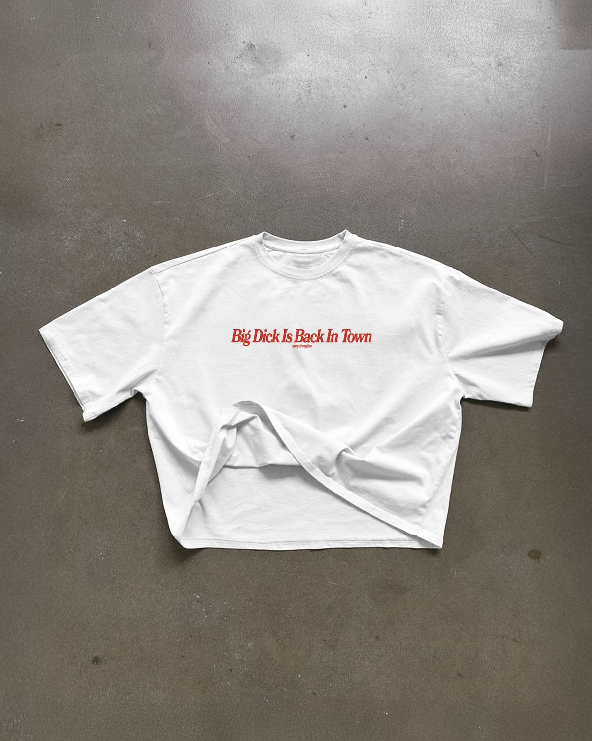 Camiseta blanca estampada