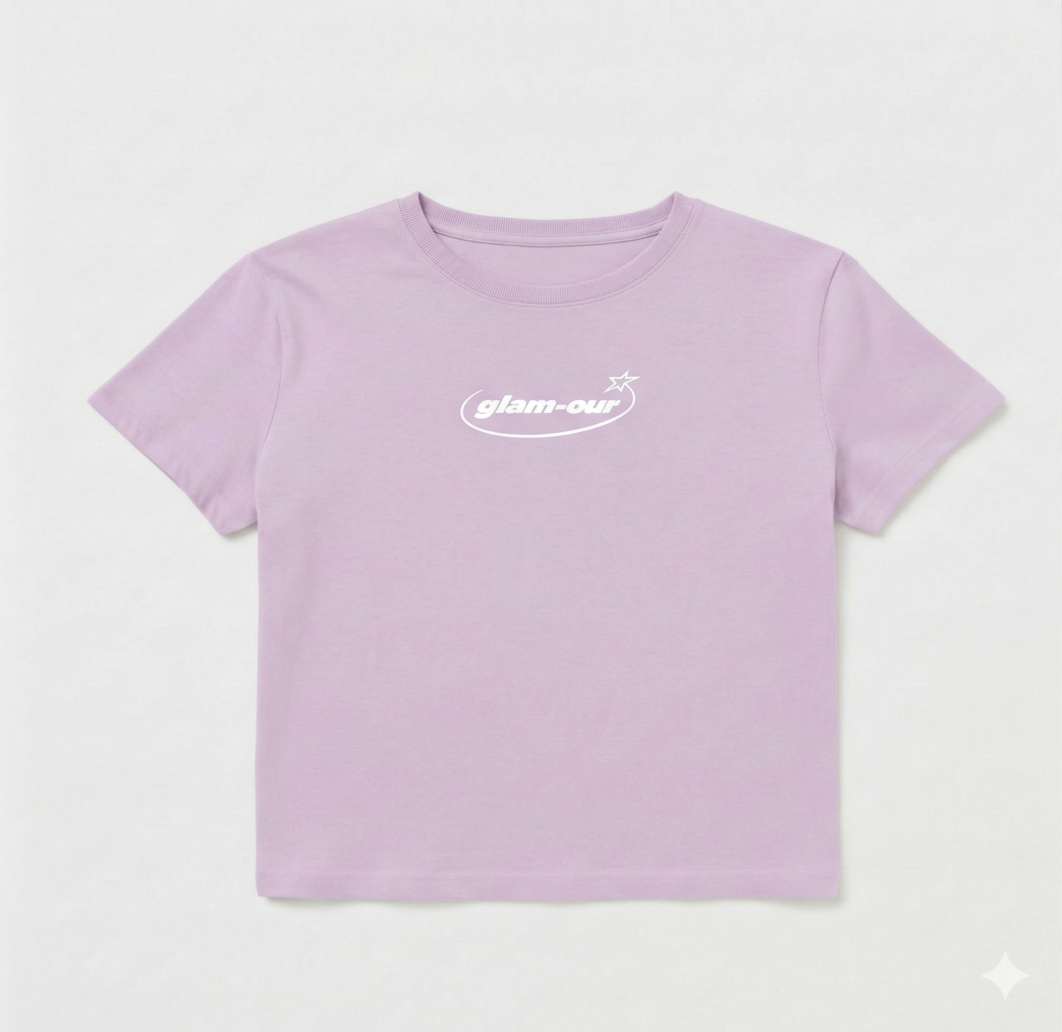 Baby tee 'BASIC LILA'