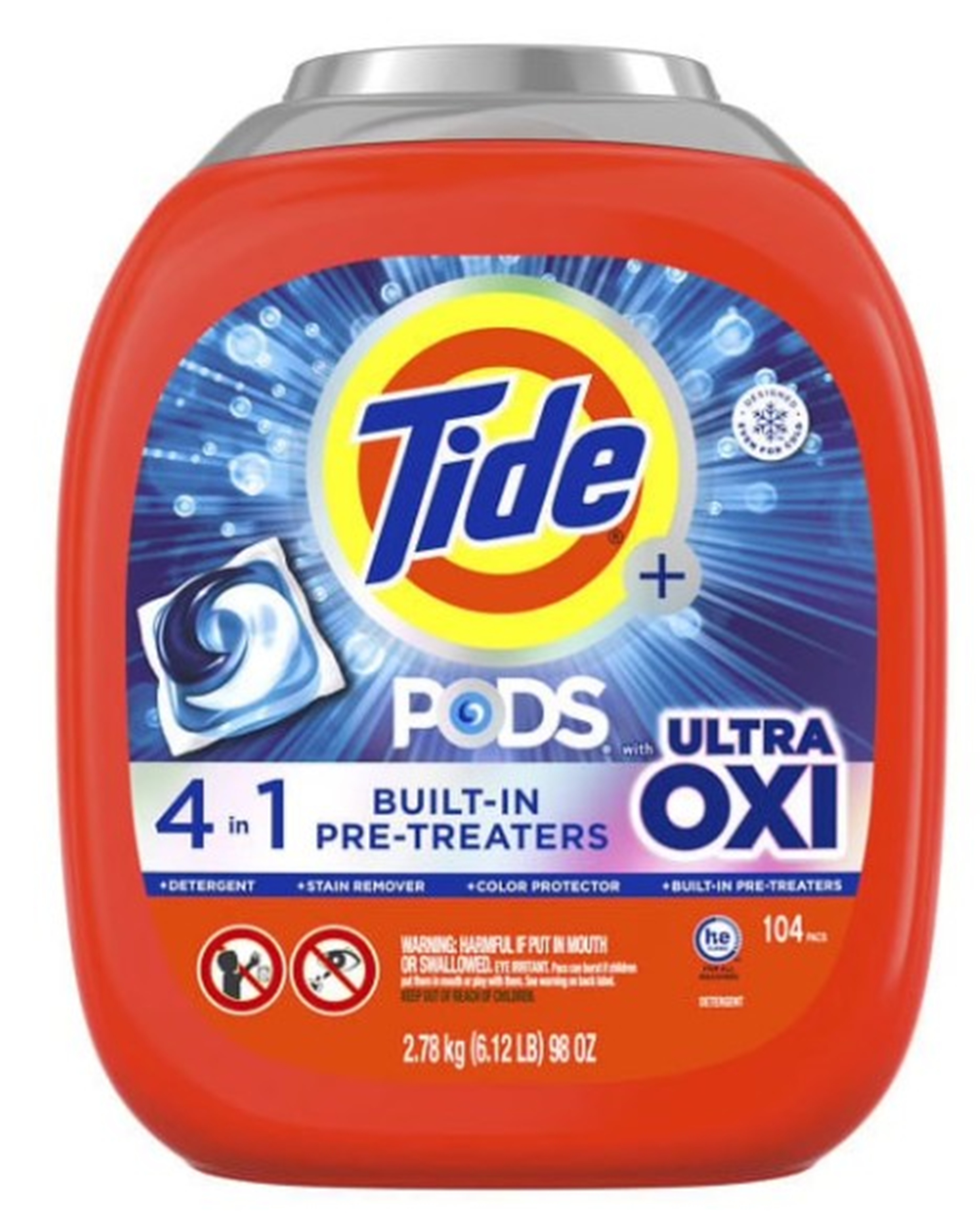 Tide PODS Laundry Detergent Pacs 104 Count