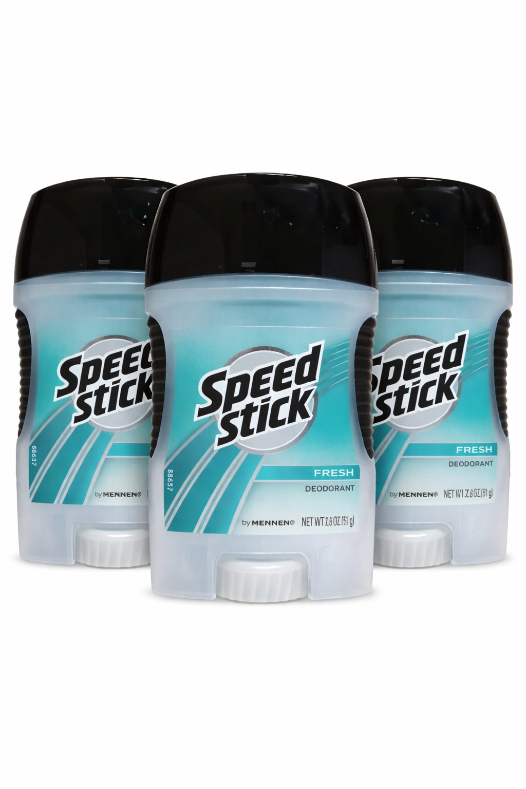 Speed Stick Deodorant Active 1.8 oz – 3 Pack, 24 Hour Odor Protection, Fresh Scent