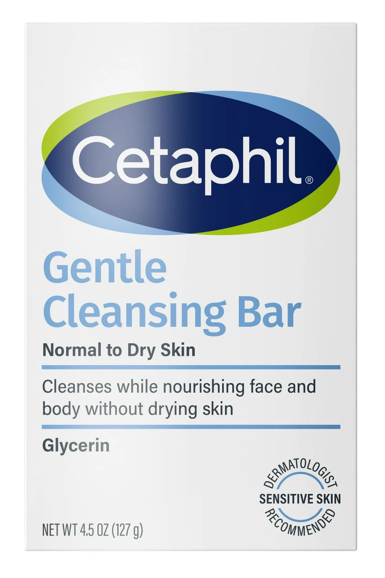Cetaphil Gentle Cleansing Bar, 4.5 oz Each, for Dry & Sensitive Skin (Pack of 3)