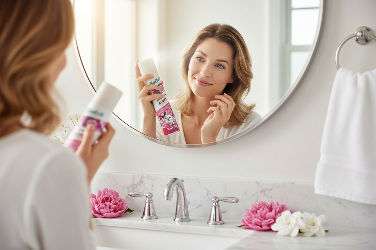 Batiste Dry Shampoo Blush 3.81 oz – Instant Waterless Hair Refresh | Adds Volume & Absorbs Oil