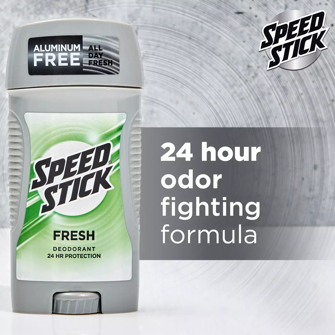 Speed Stick Deodorant Fresh 1.8 oz – 3 Pack, Aluminum Free, 24 Hour Odor Protection