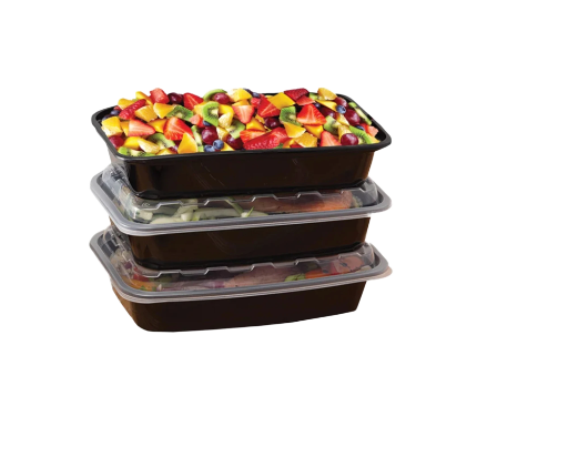 Glad Take-Aways Food Storage Containers 38 oz – 35 Count Meal Prep Set with Snap-Lock Lids