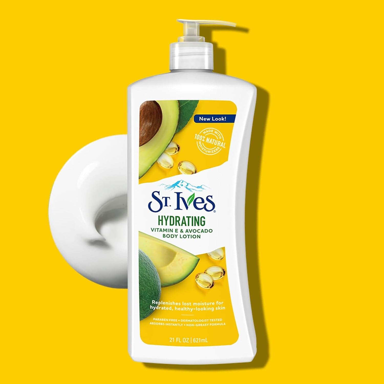 St. Ives Hydrating Body Wash 20.28 oz – Refreshing Clean, Natural Ingredients, Daily Moisture