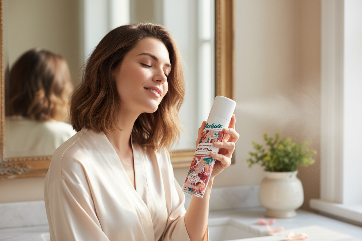 Batiste Dry Shampoo Rose Gold 3.81 oz – Instant Waterless Hair Refresh | Adds Volume & Absorbs Oil