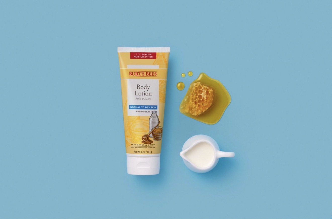 Burt's Bees Naturally Nourishing Milk & Honey Body Lotion, 6 oz