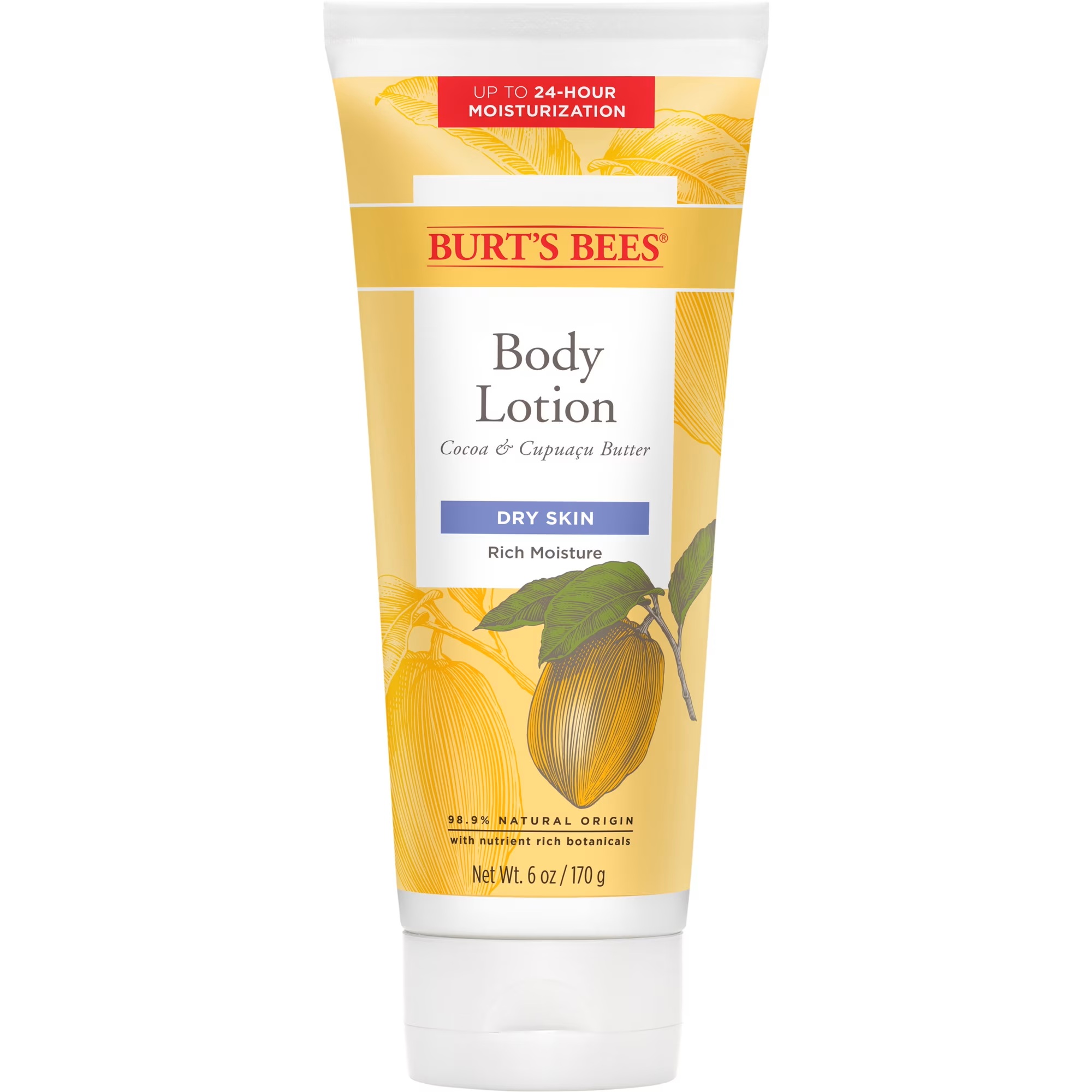 Burt's Bees Richly Replenishing Cocoa & Cupuacu Butters Body Lotion, 6 oz
