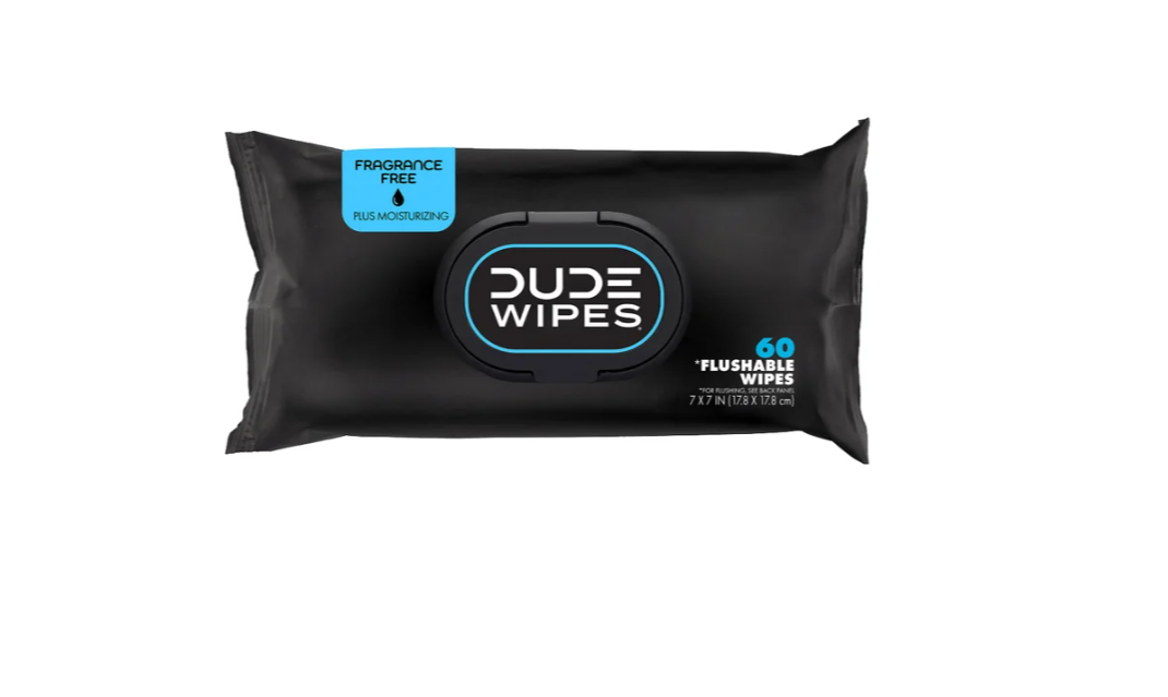 Dude Wipes Flushable Wipes Bundle – 4 Packs of 60 (240 Total), XL Size, Fragrance Free