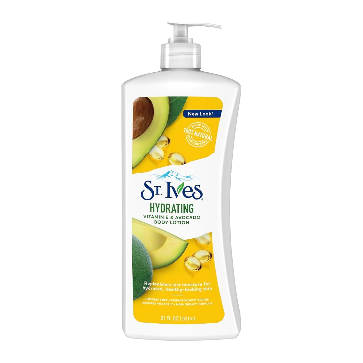 St. Ives Hydrating Body Wash 20.28 oz – Refreshing Clean, Natural Ingredients, Daily Moisture