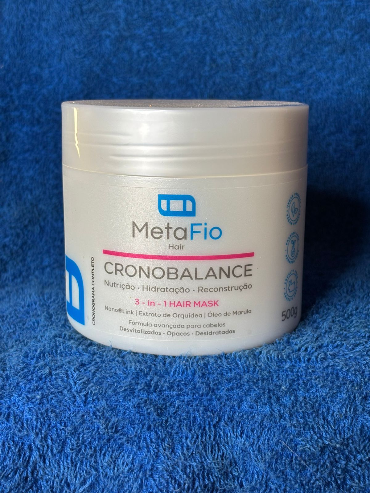 Máscara MetaFio Cronobalance Hair Mask 500 G