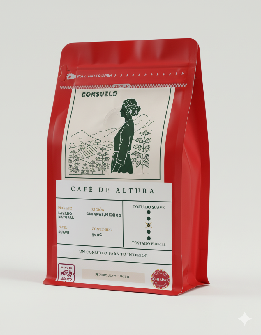 Café de altura Consuelo con notas a caramelo
