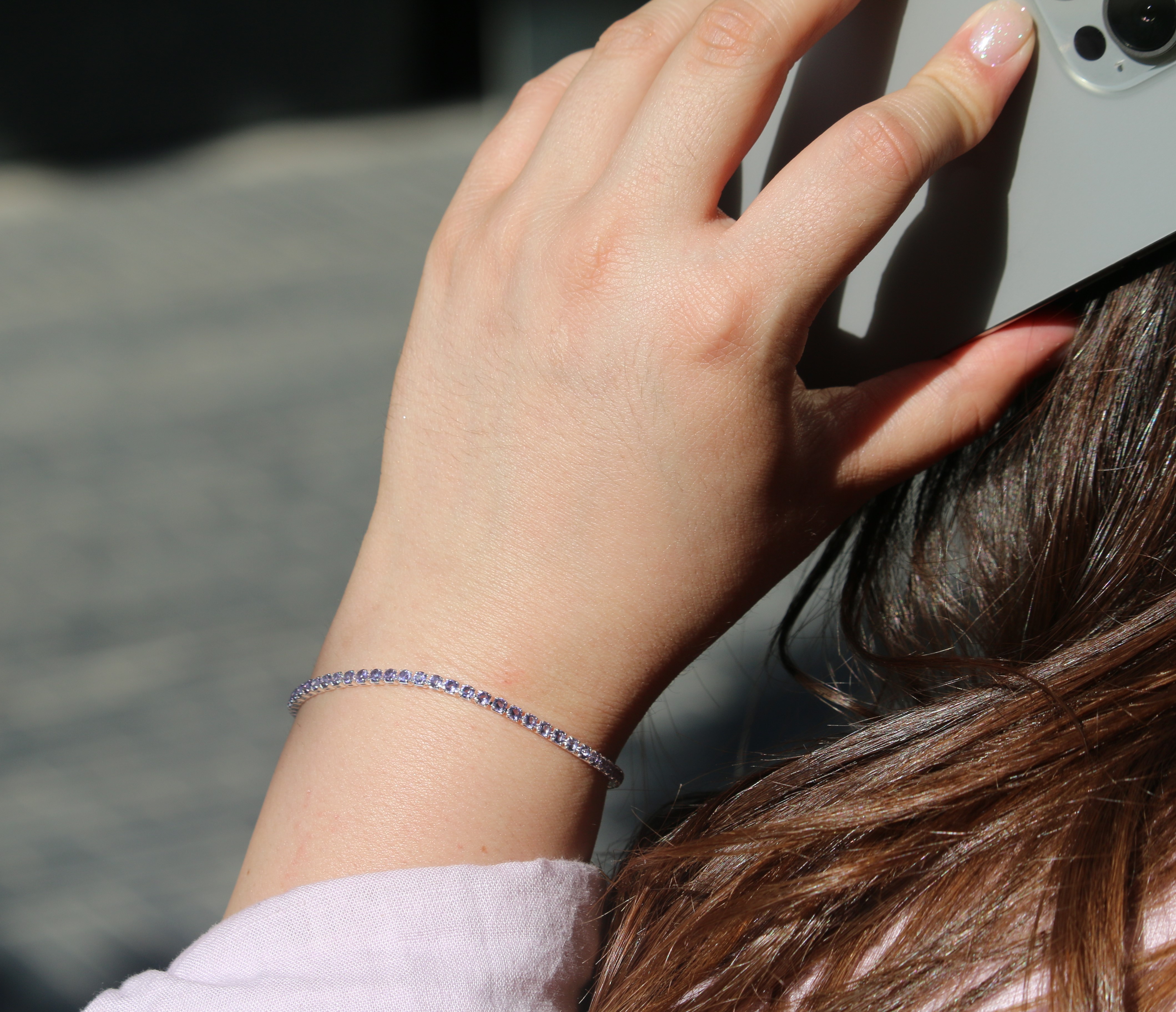 Pulsera London púrpura