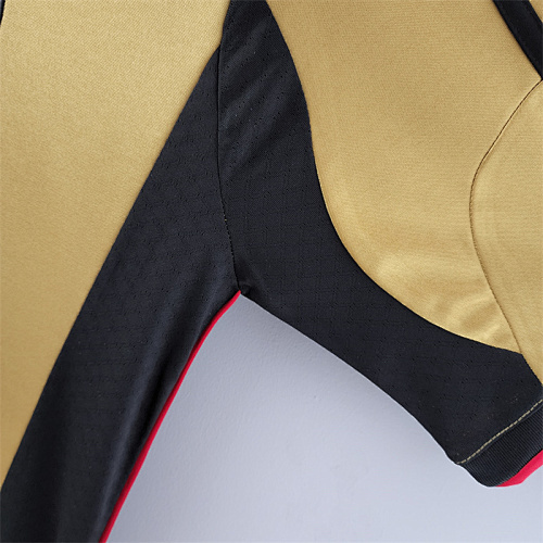 Camisa AC Milan Dourada