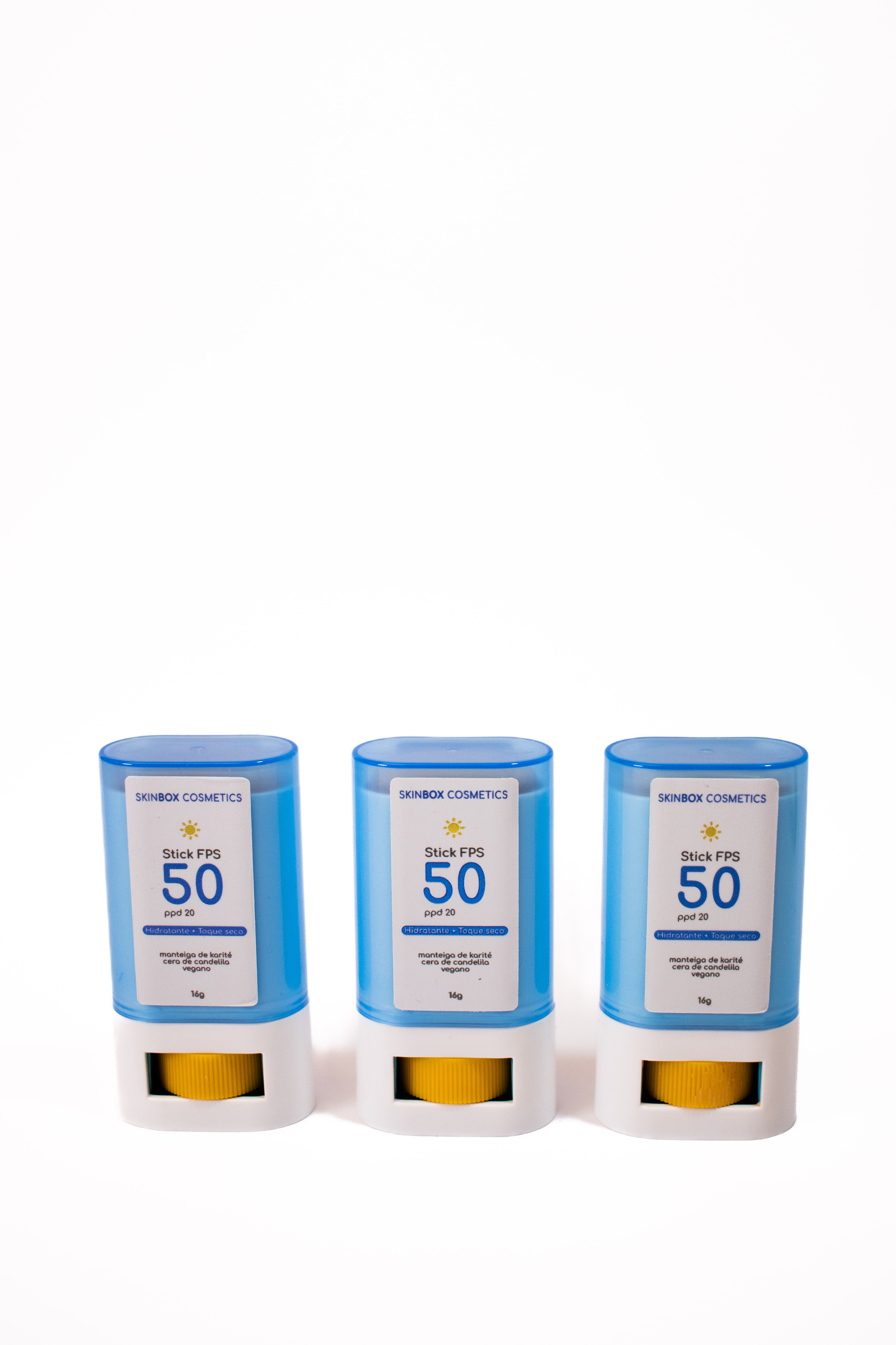 3 unidades de Fix Stick SPF 50