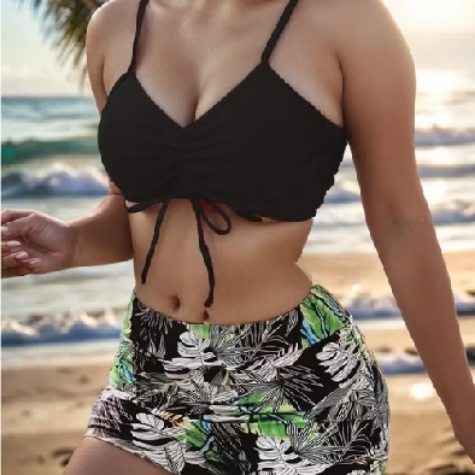 Conjunto de biquíni feminino