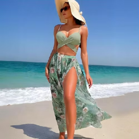 Conjunto de praia feminino