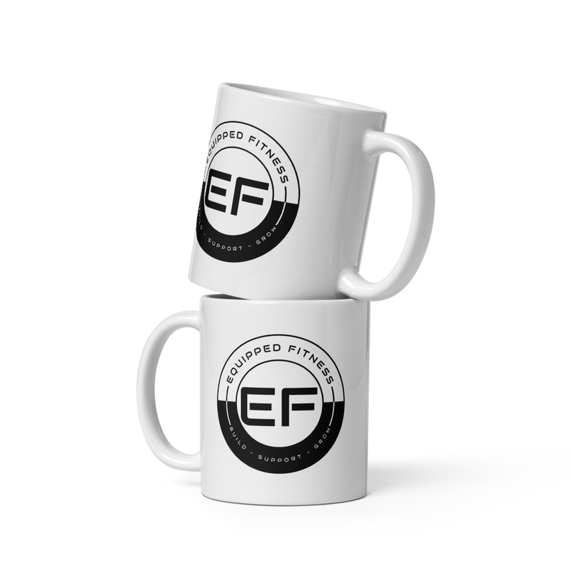 White glossy mug, Full Logo