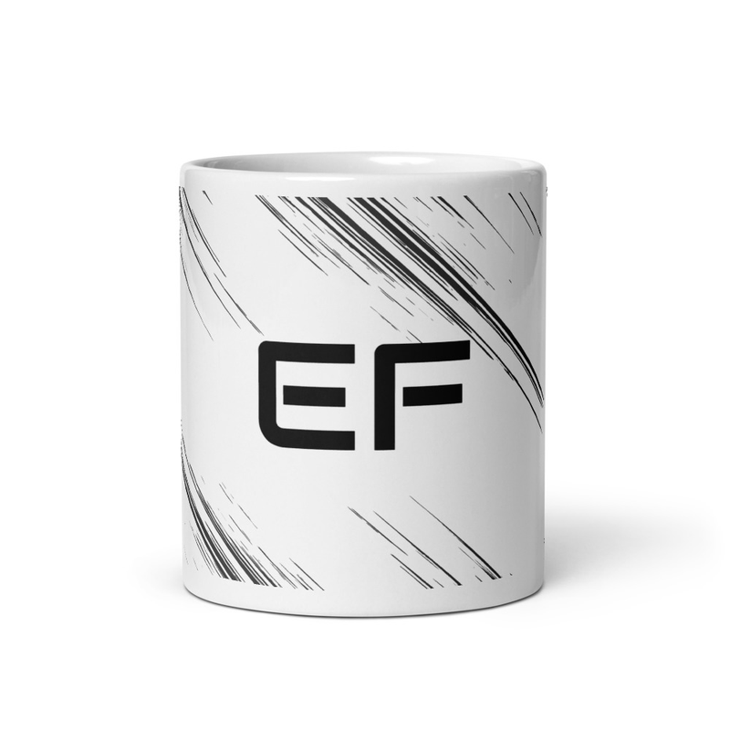 BW Graphic Mug, EF Logo