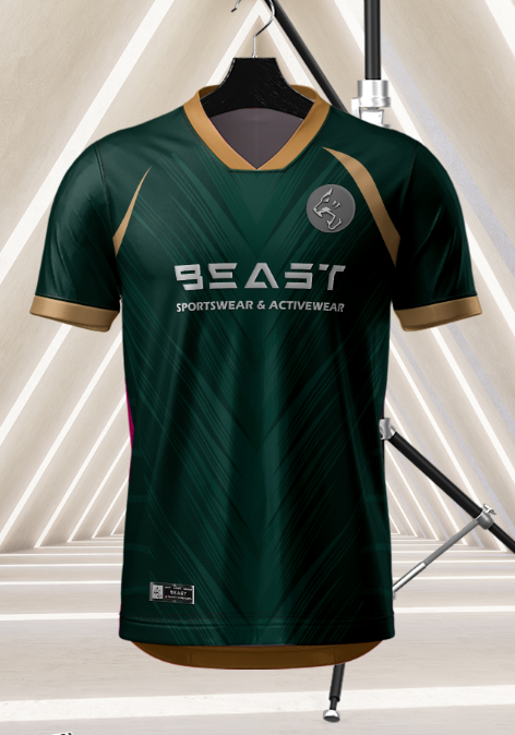 V-Neck Soccer Jersey with Shorts and cleats Mockup | PSD editable