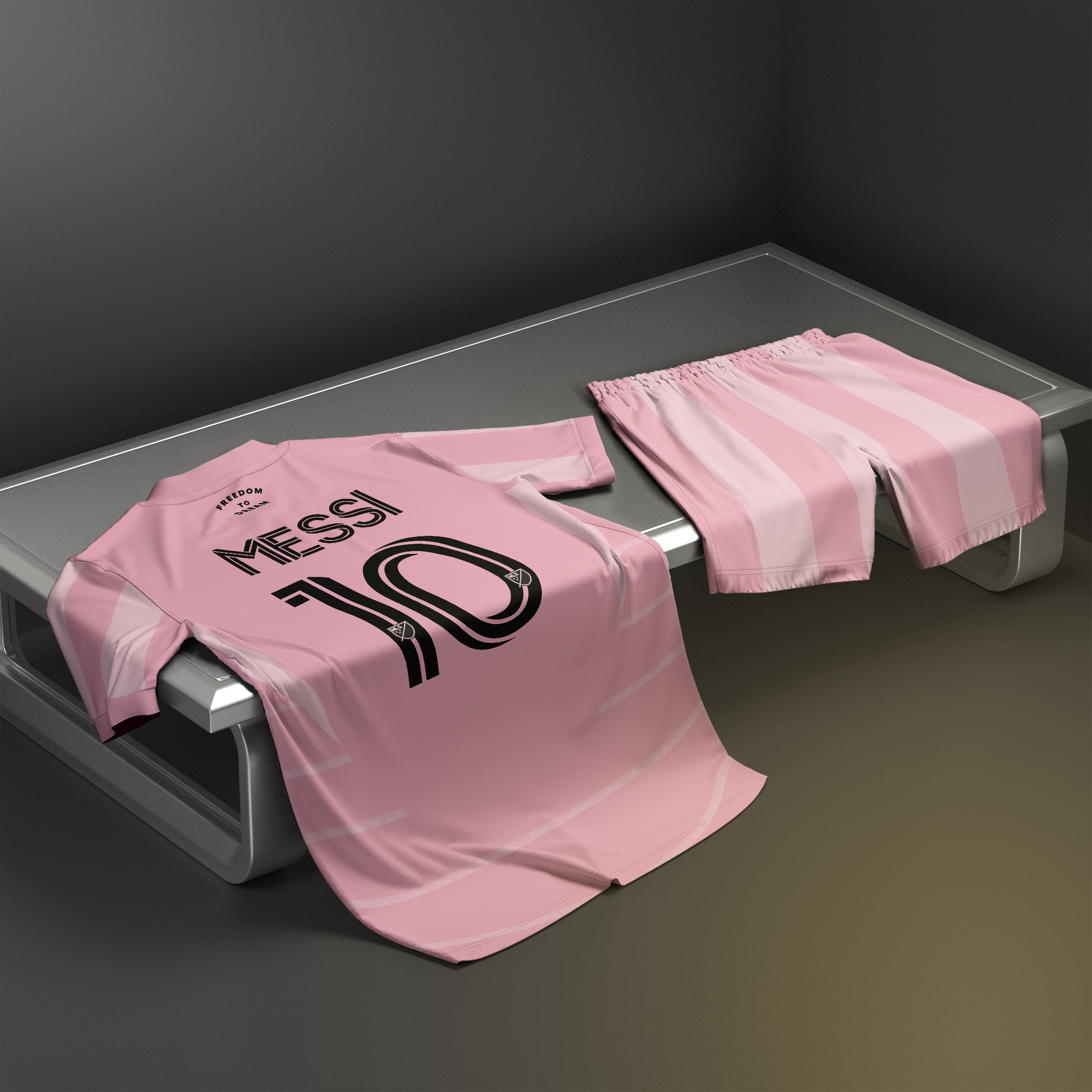 V neck Jersey Mockup on Chair