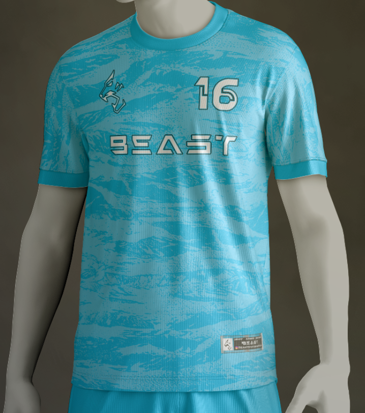 Round Neck Soccer Kit with Mannequin | PSD editable