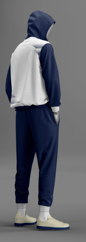 Tracksuit Mockup with Hoodie